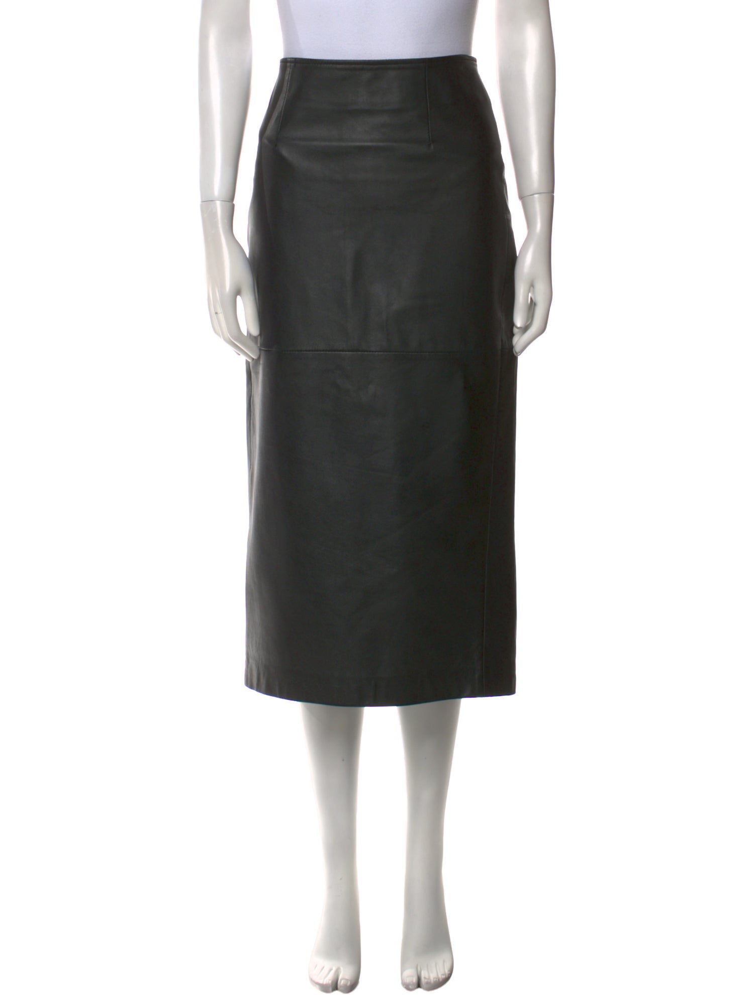 Dodo Bar Or Leather Midi Length Skirt