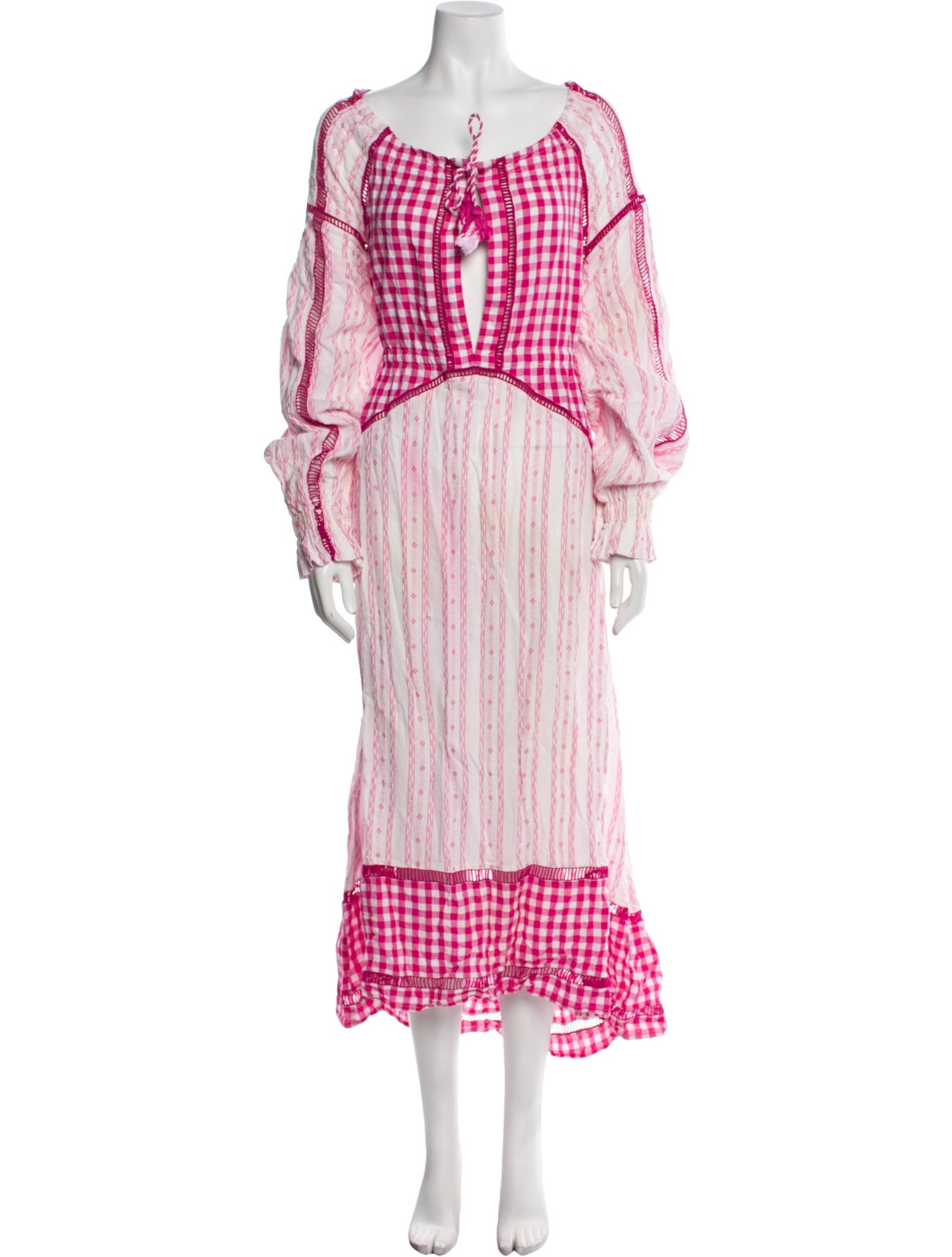 Dodo Bar Or Tweed Pattern Long Dress