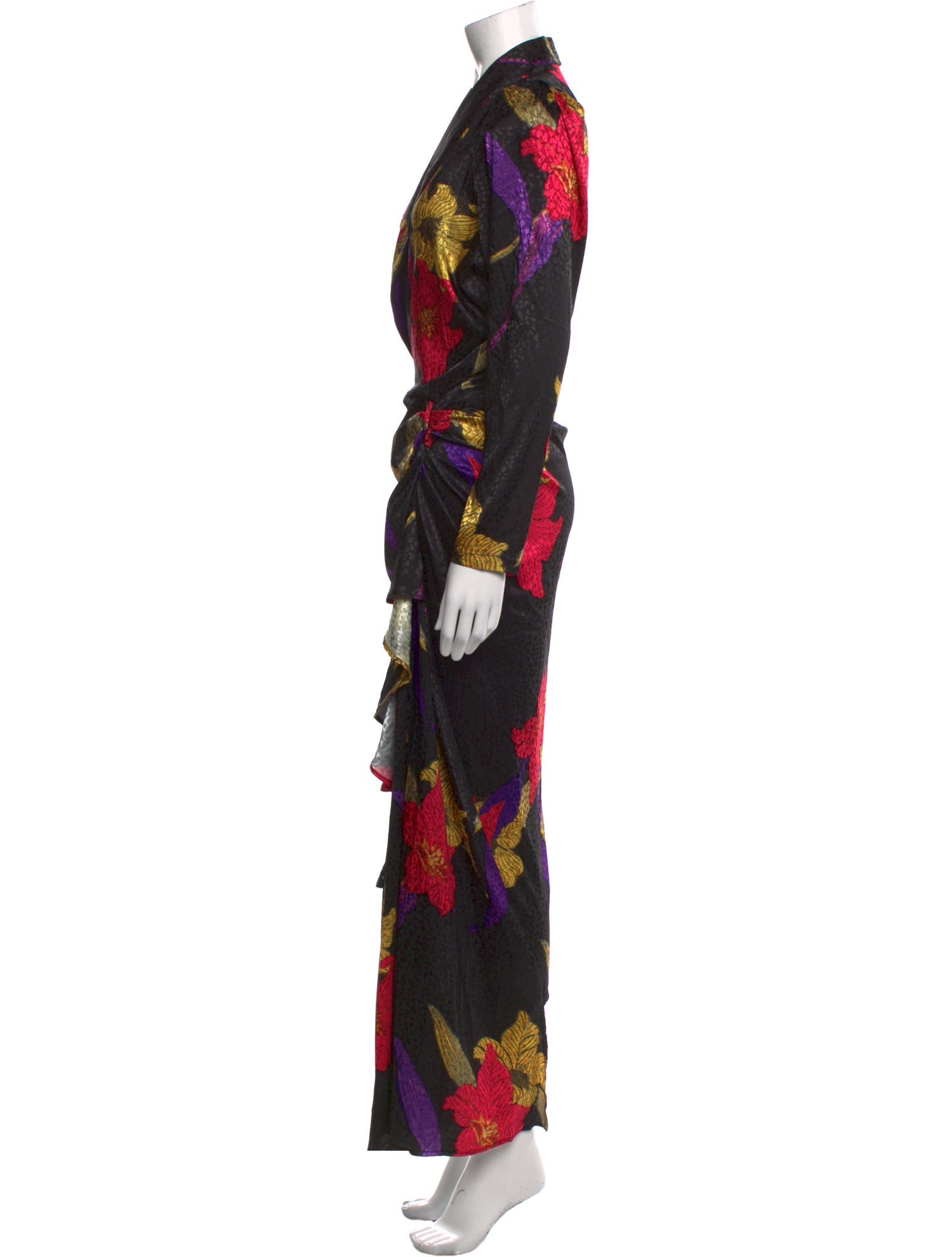 Dodo Bar Or Floral Print Midi Length Dress