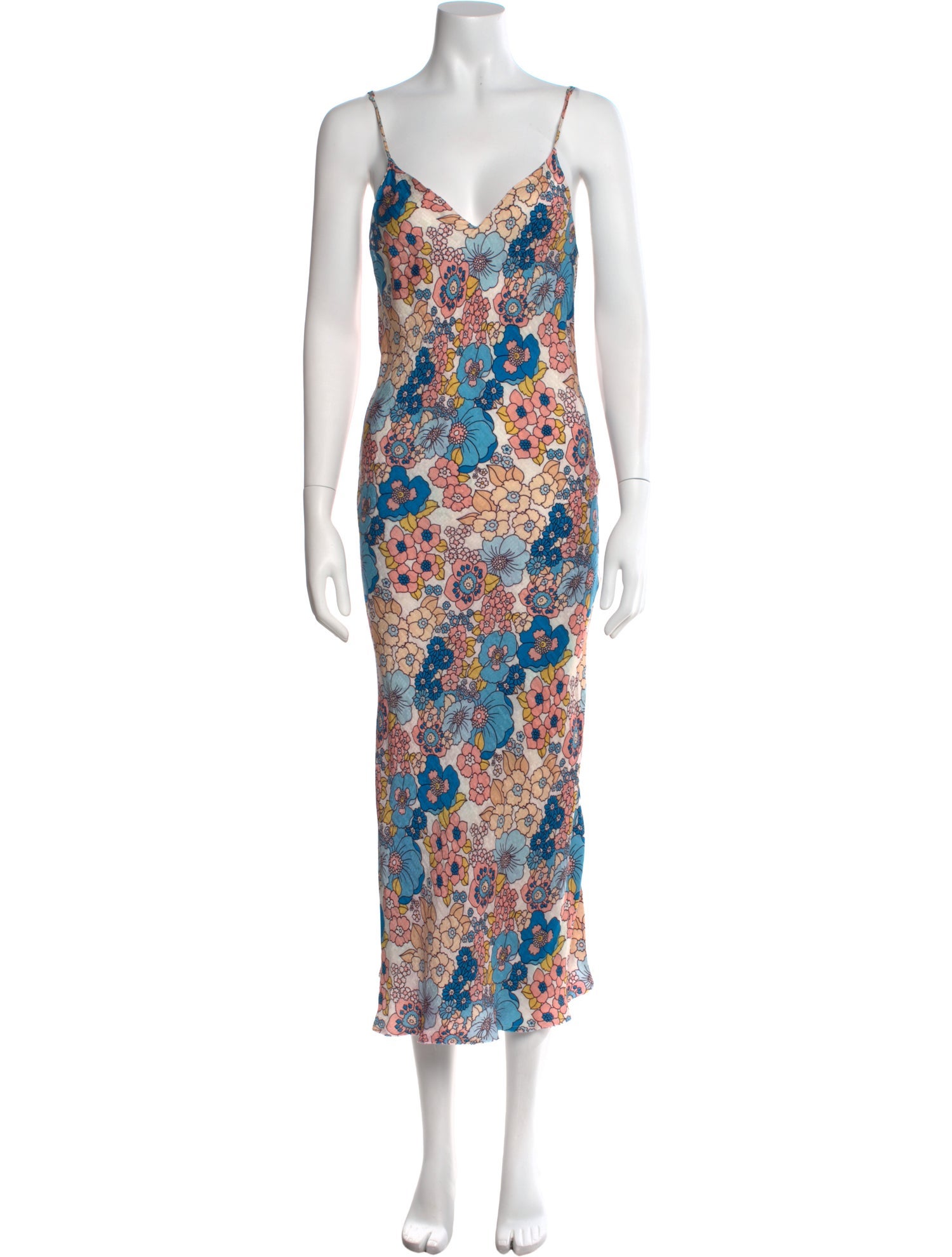 Dodo Bar Or Silk Midi Length Dress