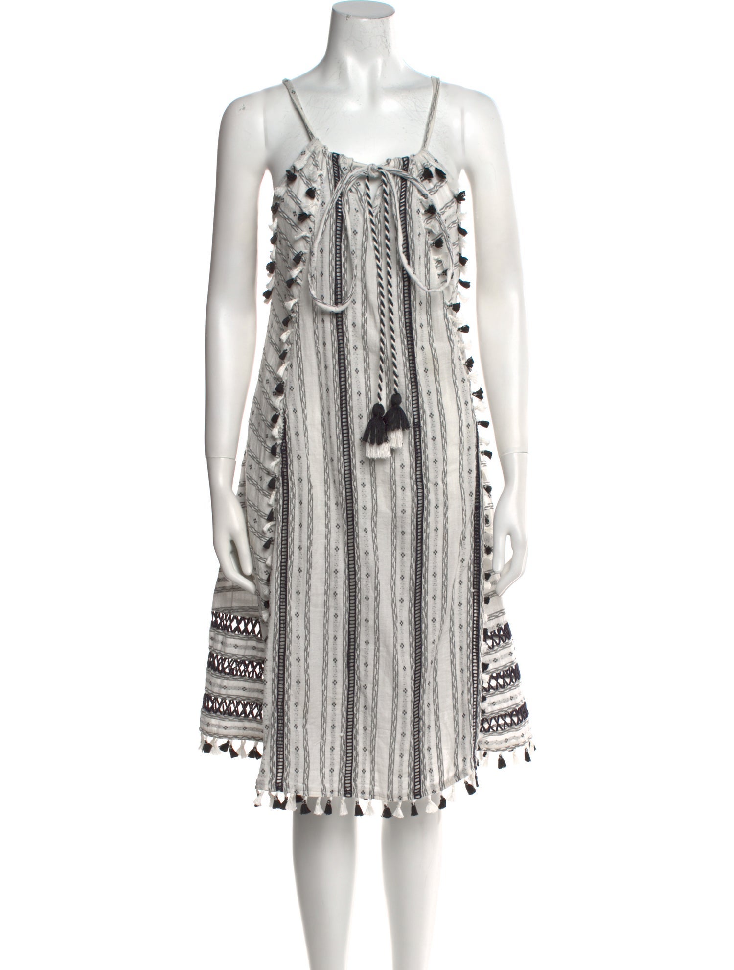 Dodo Bar Or Striped Midi Length Dress