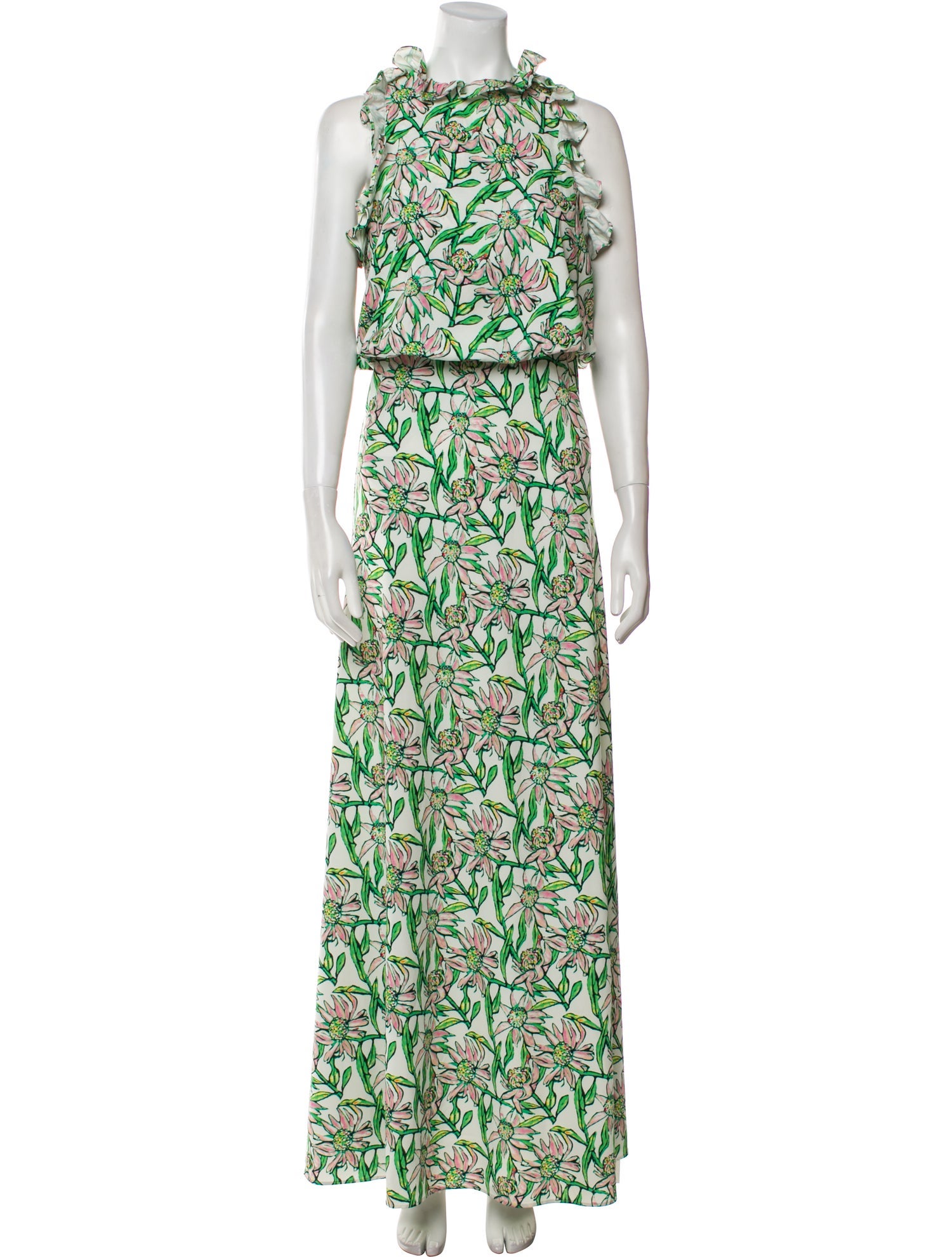 Dodo Bar Or Printed Long Dress