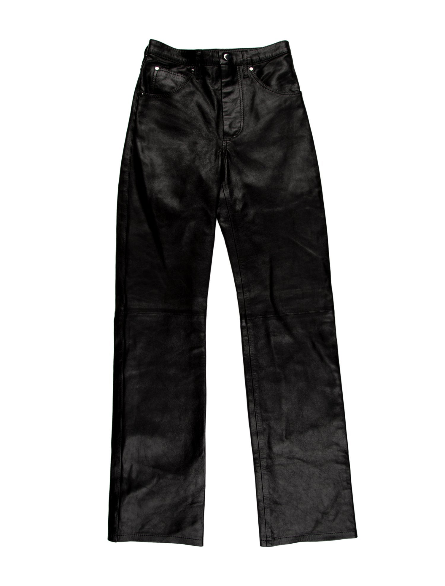 Dodo Bar Or Leather Straight Leg Pants w/ Tags