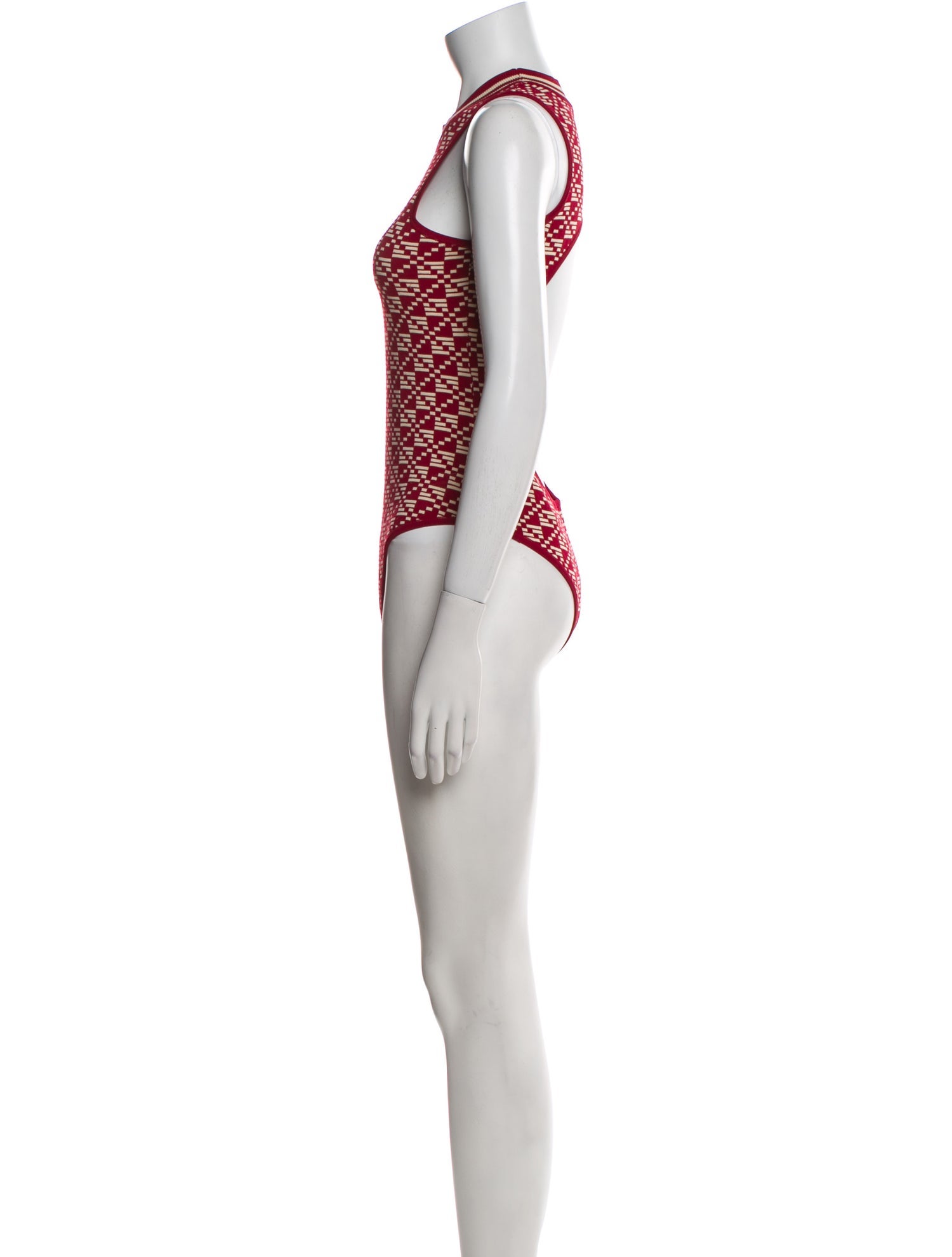 Dodo Bar Or Printed Mock Neck Bodysuit