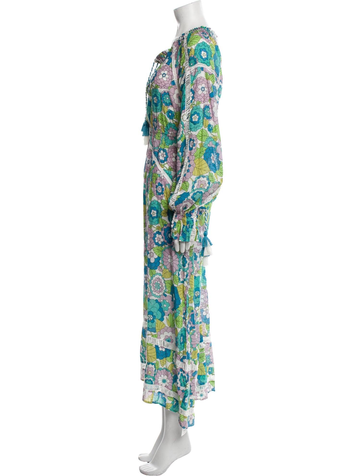 Dodo Bar Or Floral Print Long Dress