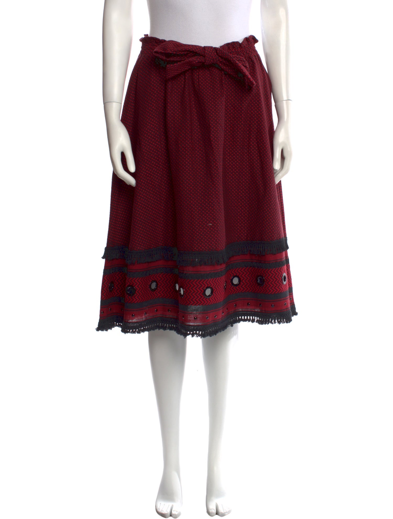 Dodo Bar Or Studded Accents Knee-Length Skirt