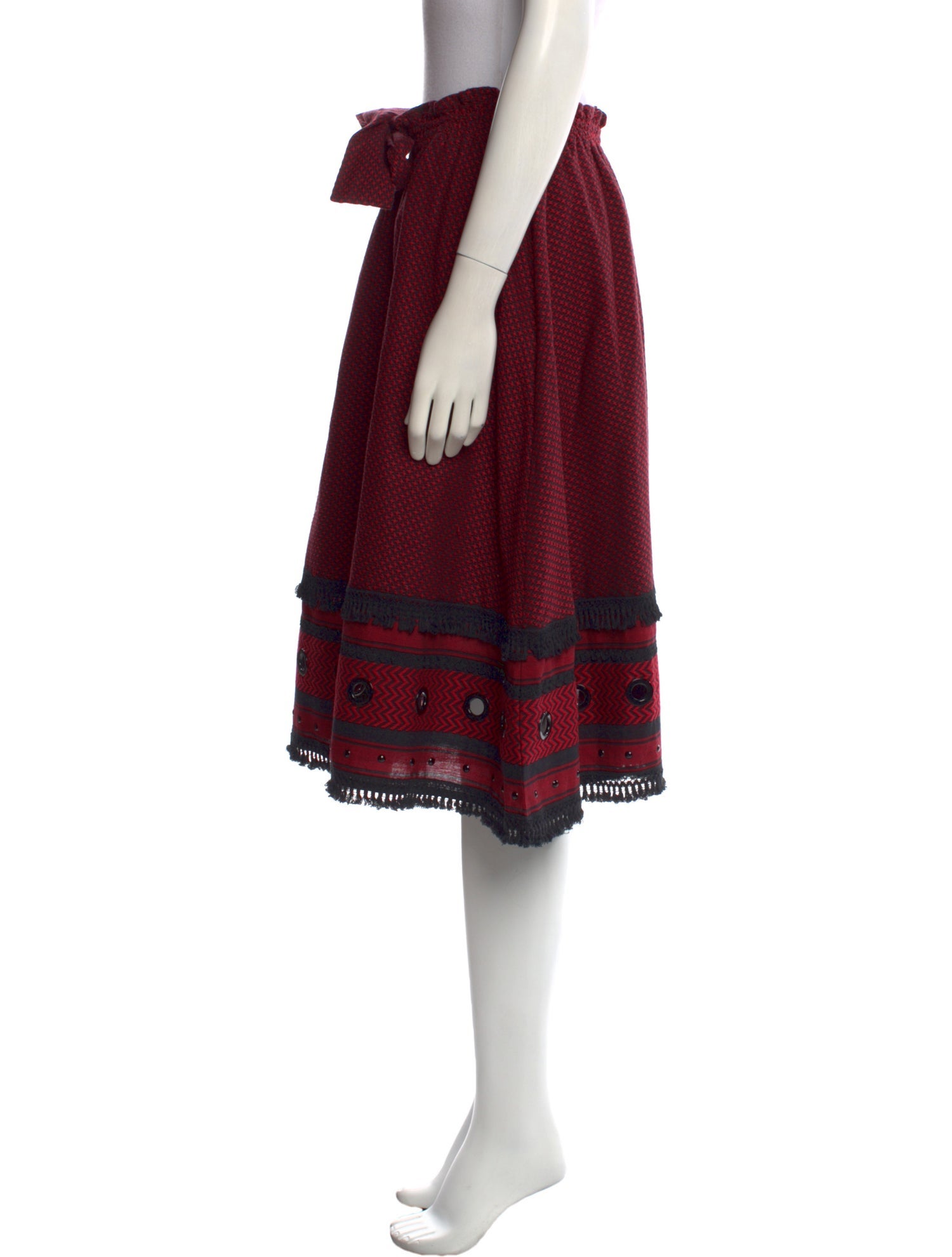 Dodo Bar Or Studded Accents Knee-Length Skirt