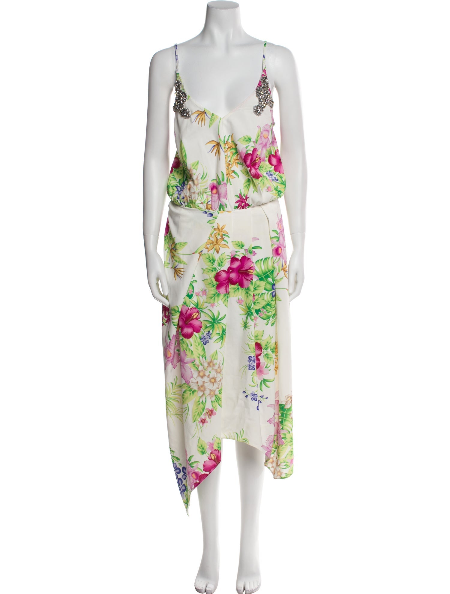 Dodo Bar Or Floral Print Long Dress