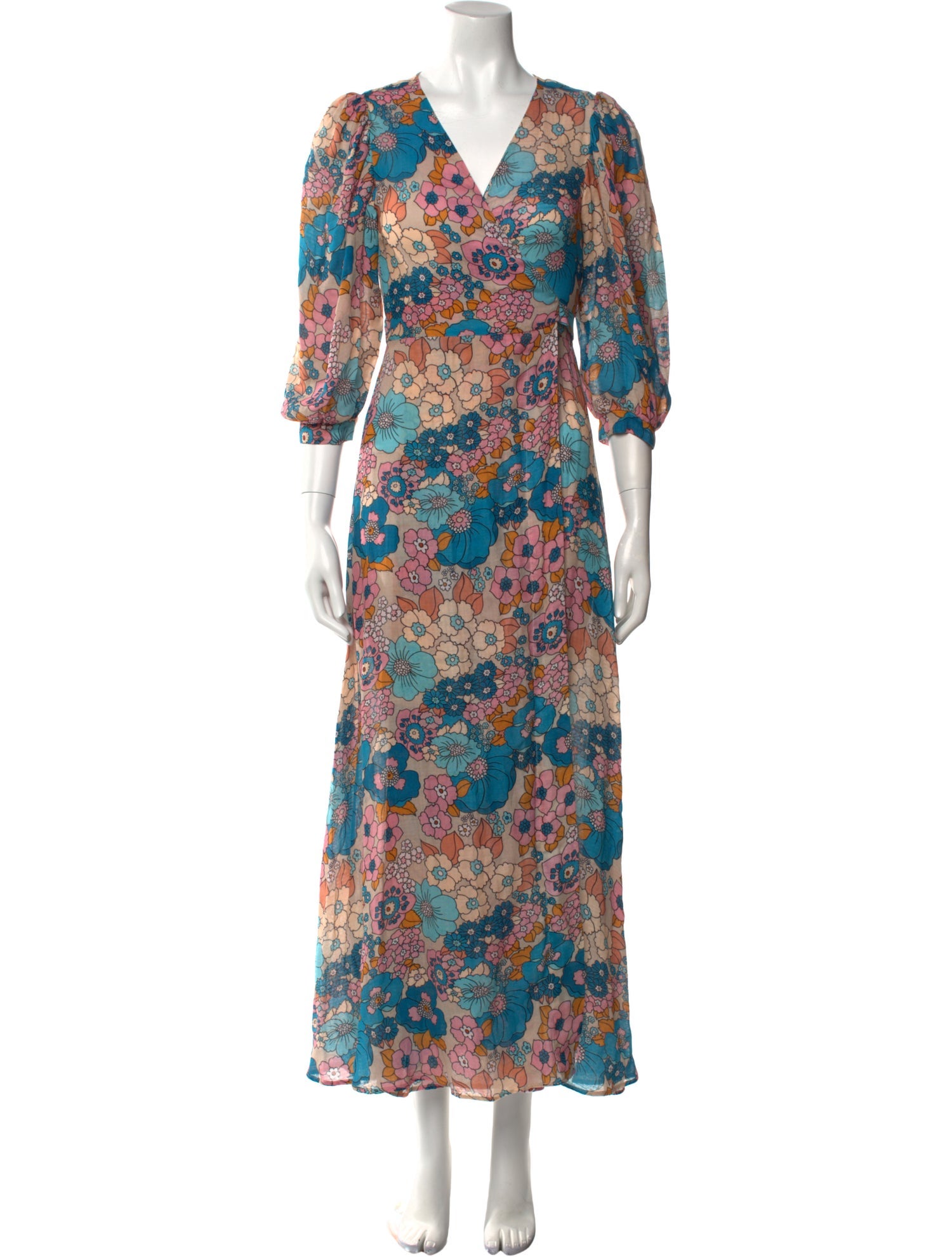 Dodo Bar Or Floral Print Long Dress