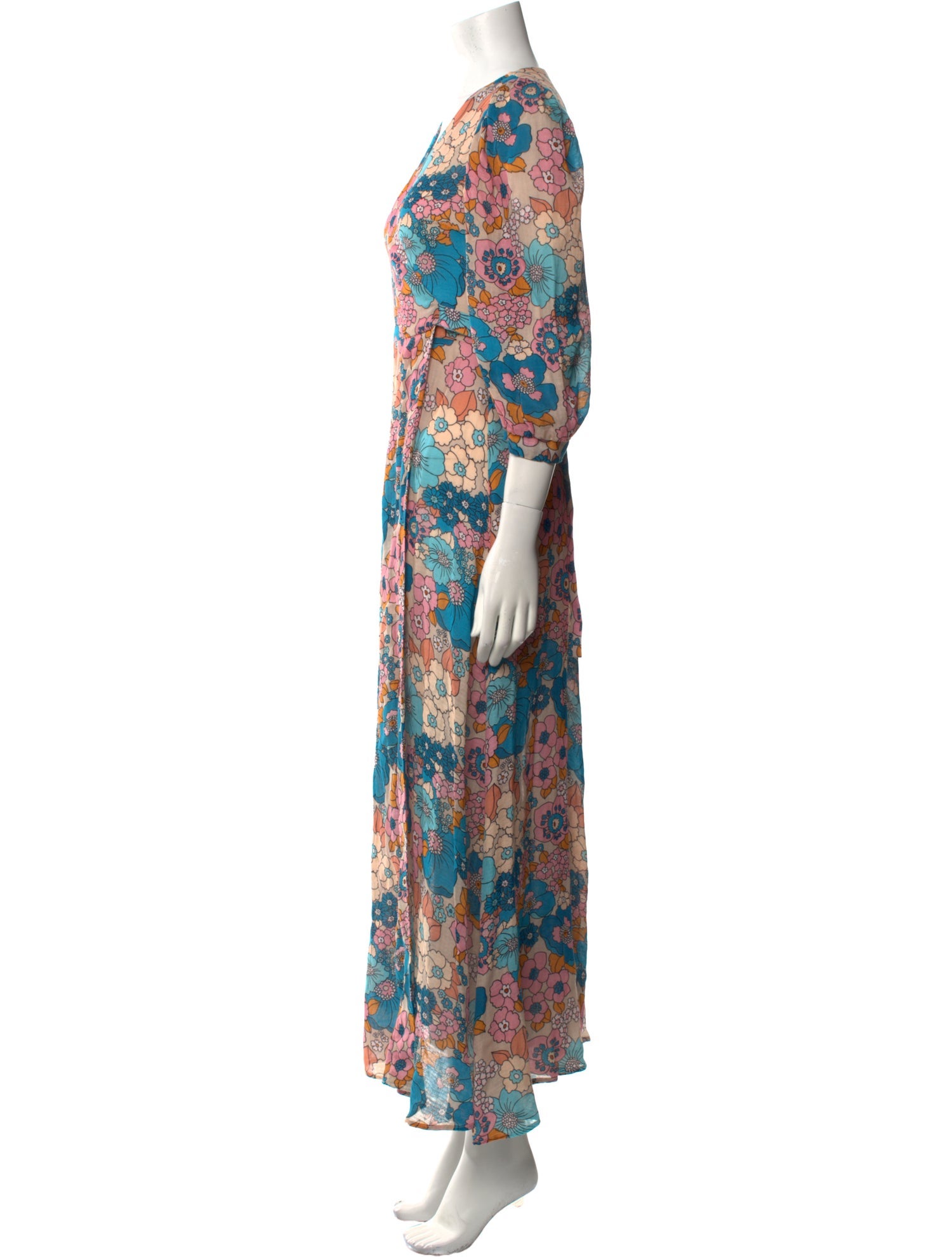 Dodo Bar Or Floral Print Long Dress