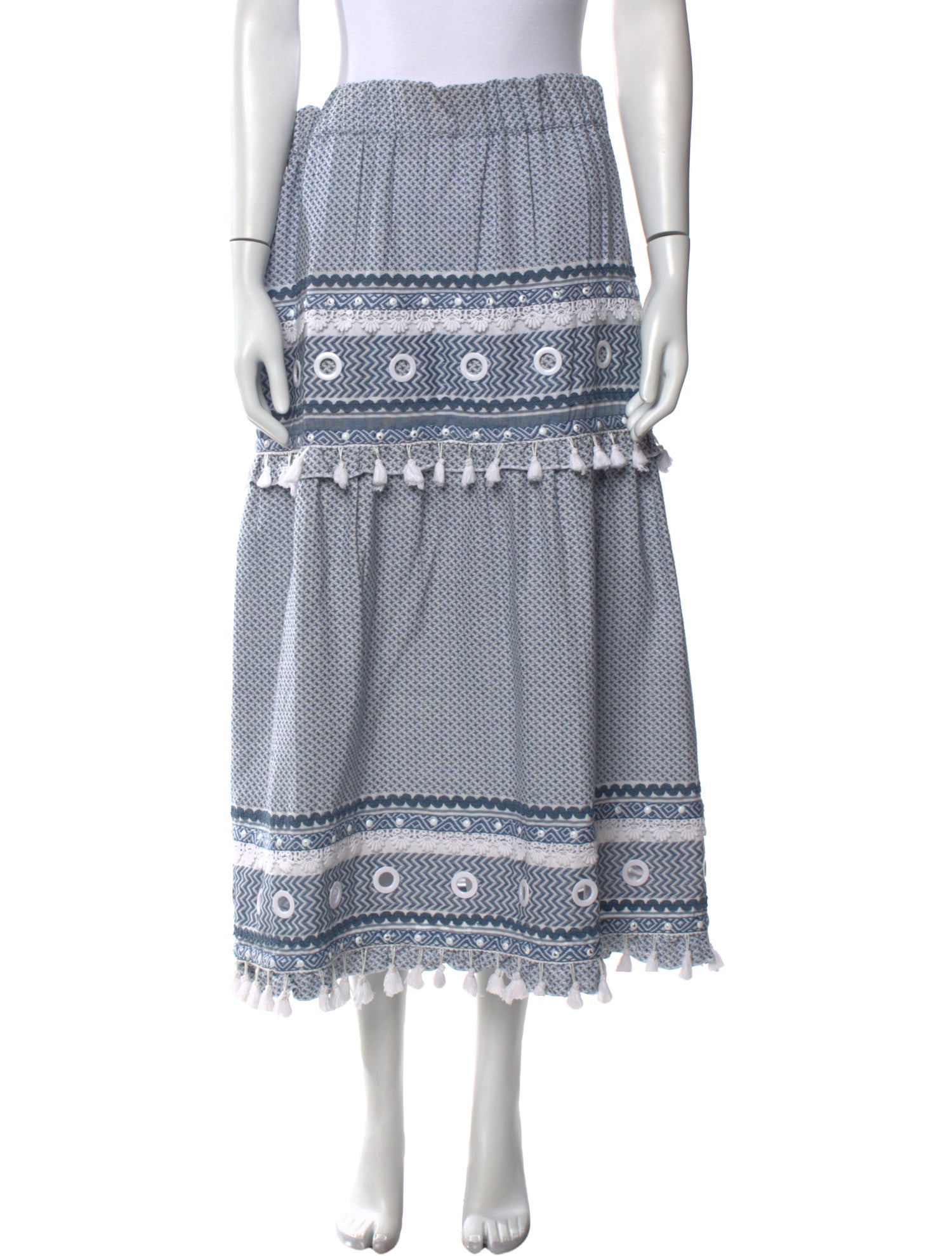 Dodo Bar Or Printed Midi Length Skirt