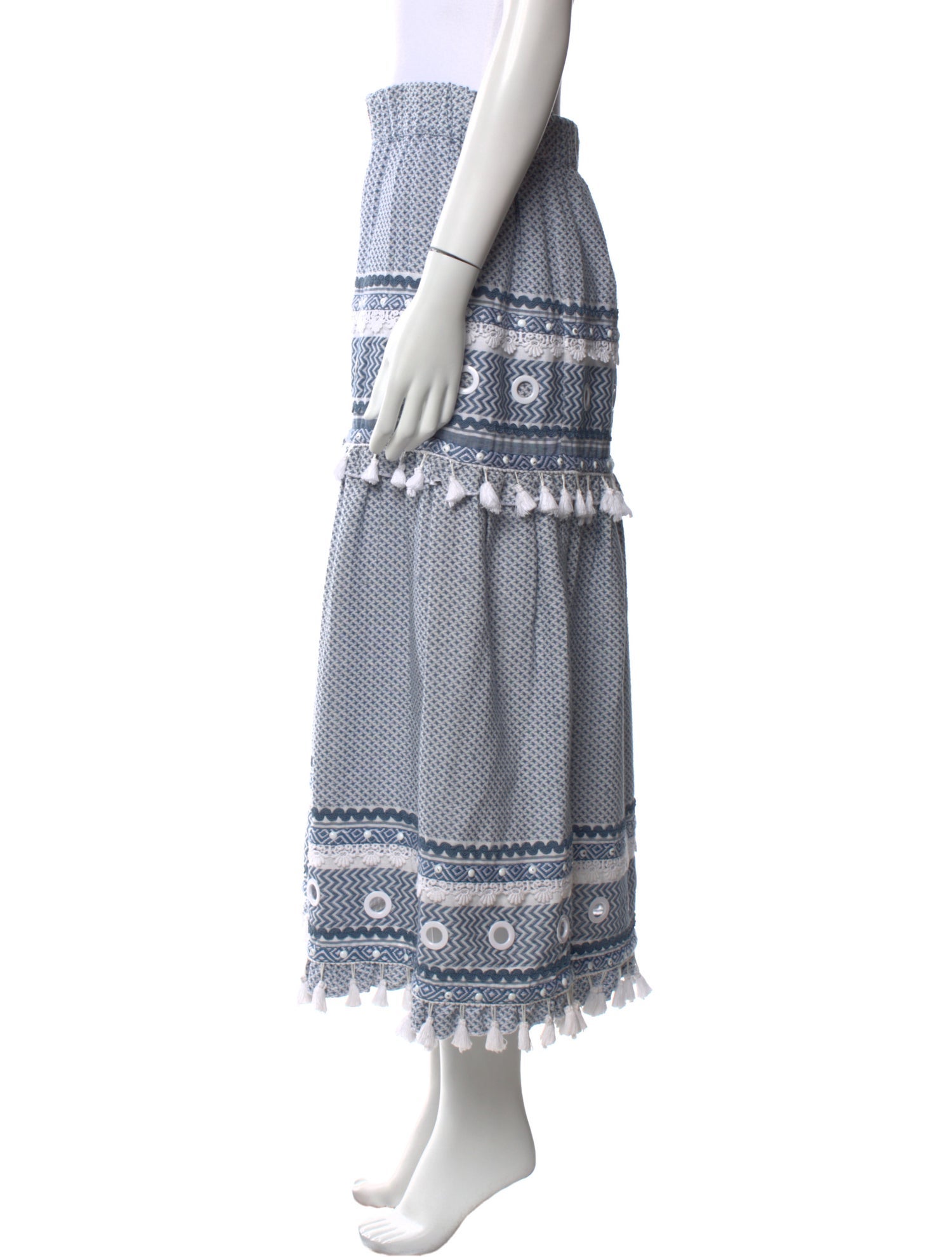 Dodo Bar Or Printed Midi Length Skirt