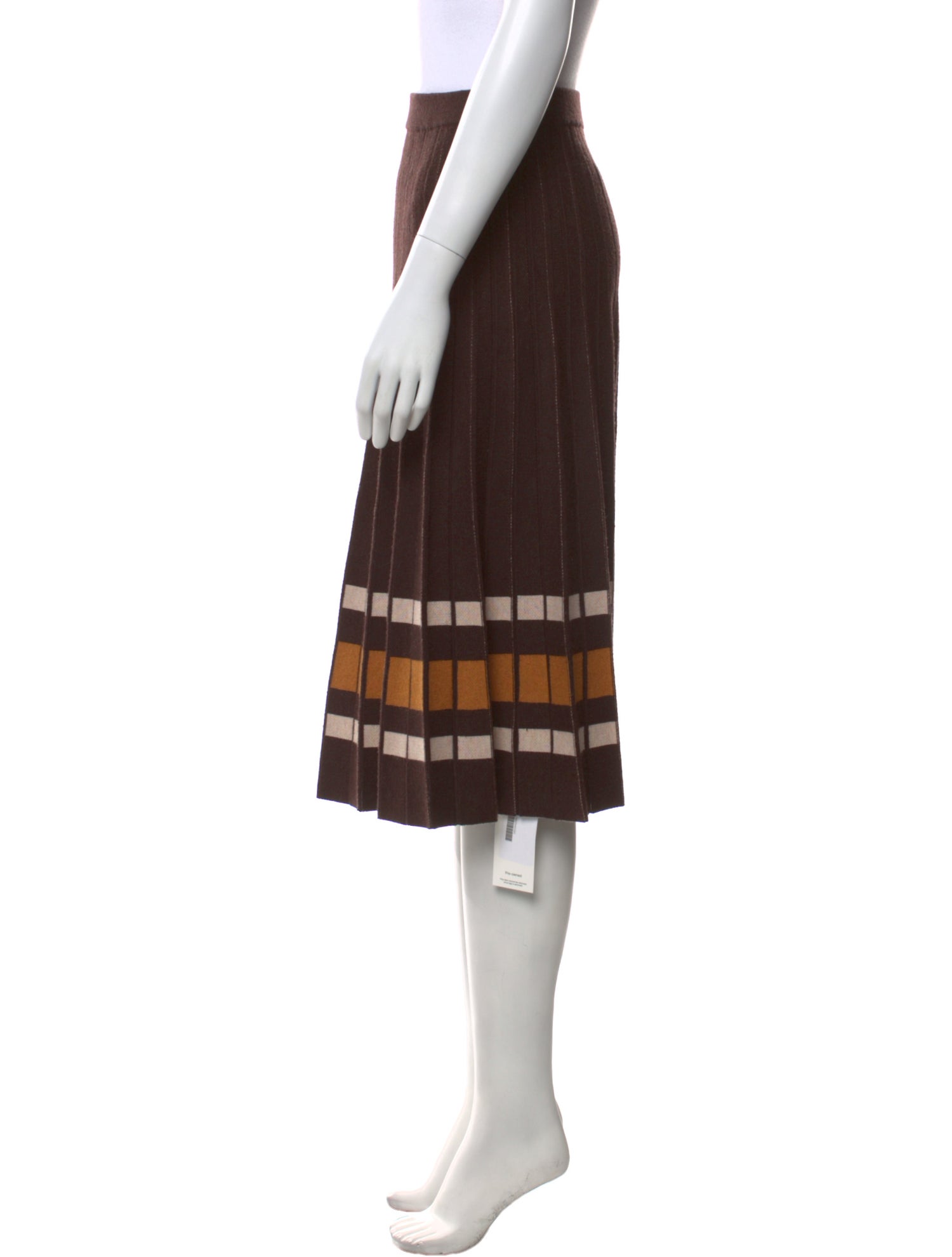 Dodo Bar Or Striped Knee-Length Skirt