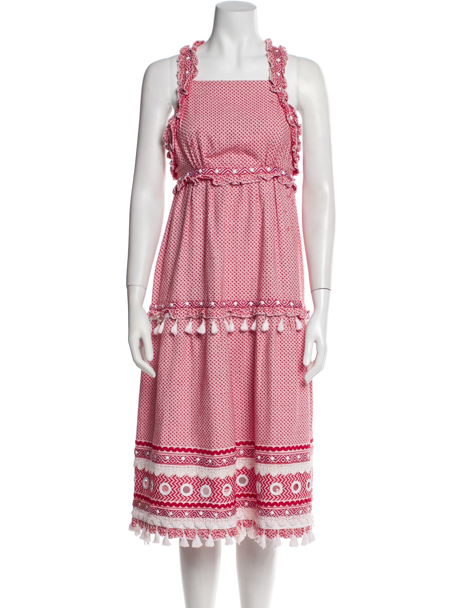 Dodo Bar Or Printed Midi Length Dress