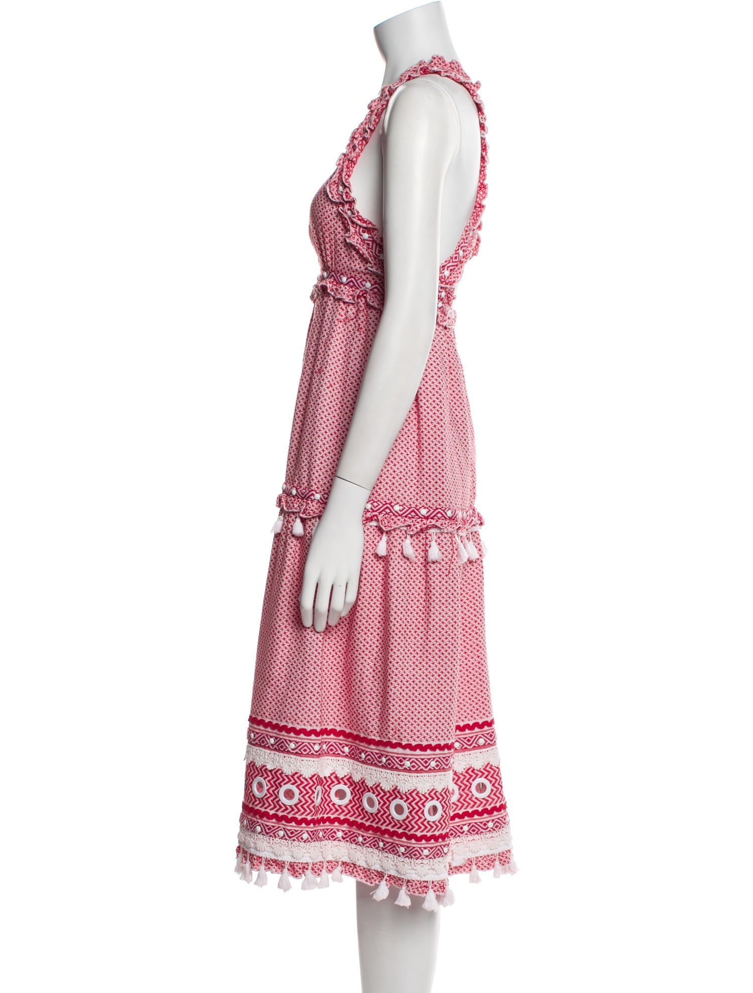 Dodo Bar Or Printed Midi Length Dress