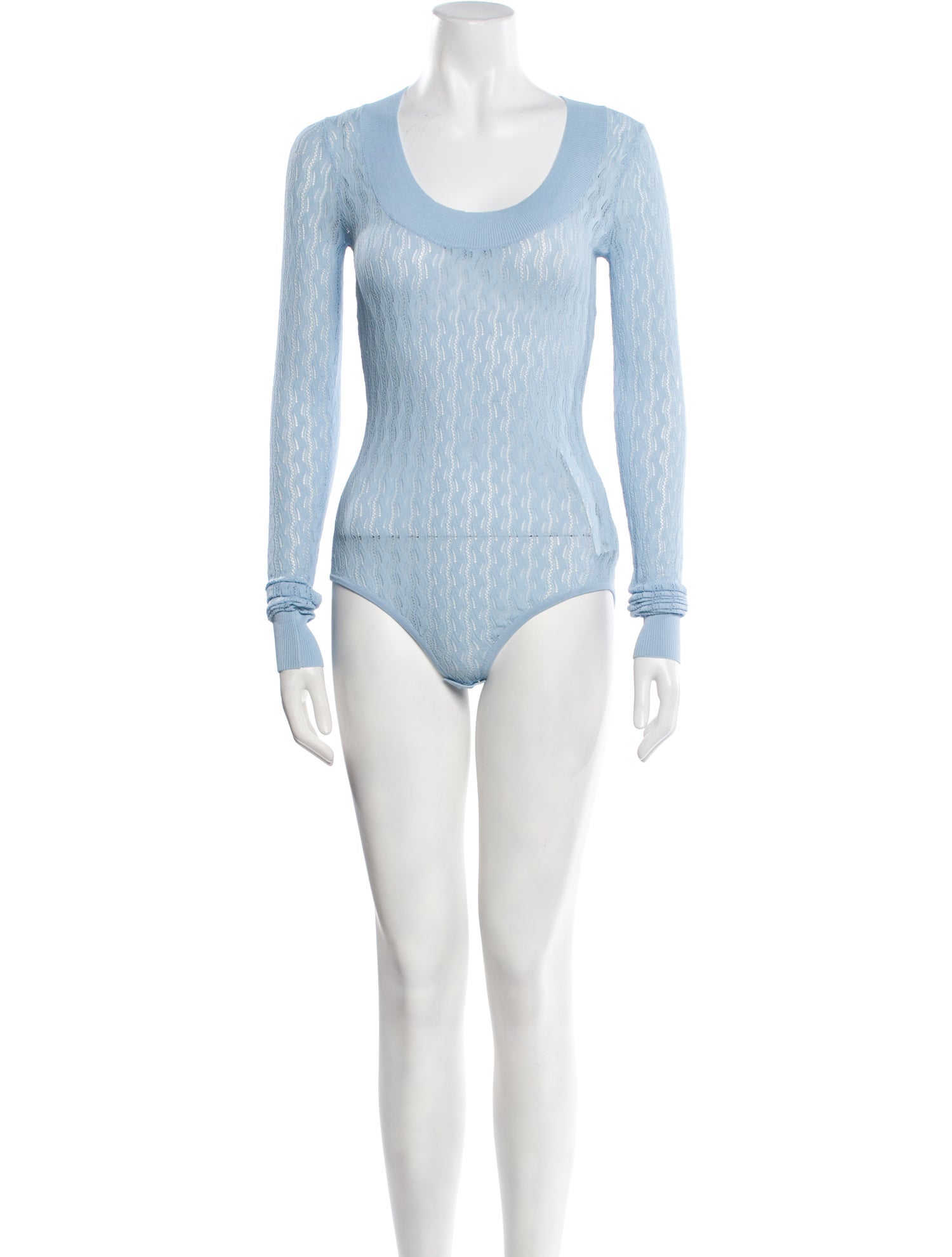 Dodo Bar Or Scoop Neck Long Sleeve Bodysuit