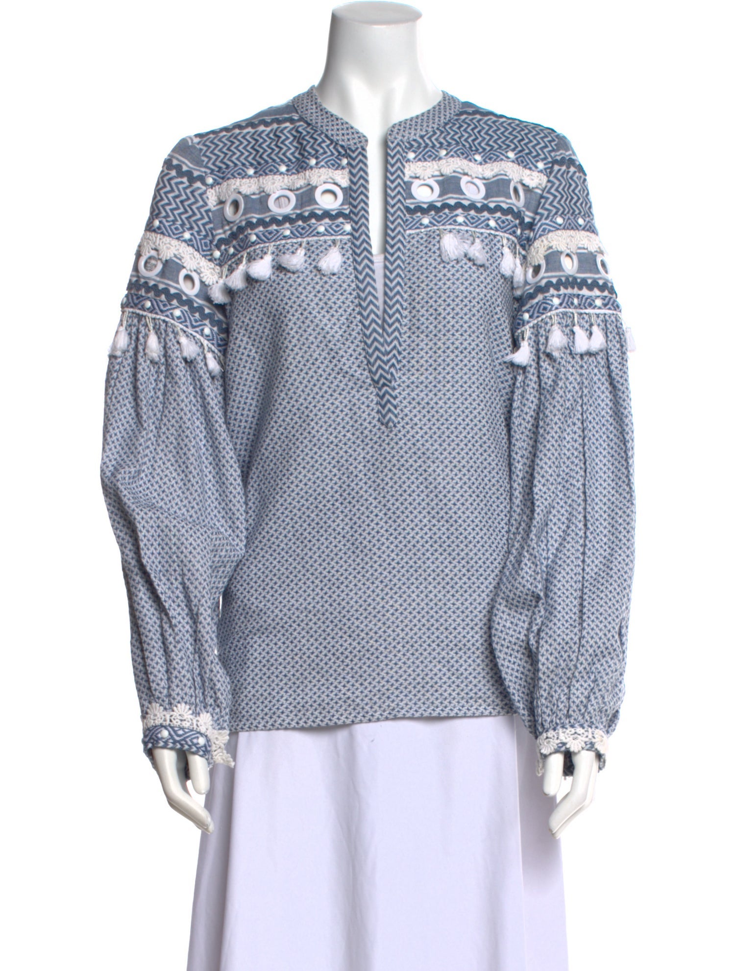 Dodo Bar Or Printed Mock Neck Sweatshirt