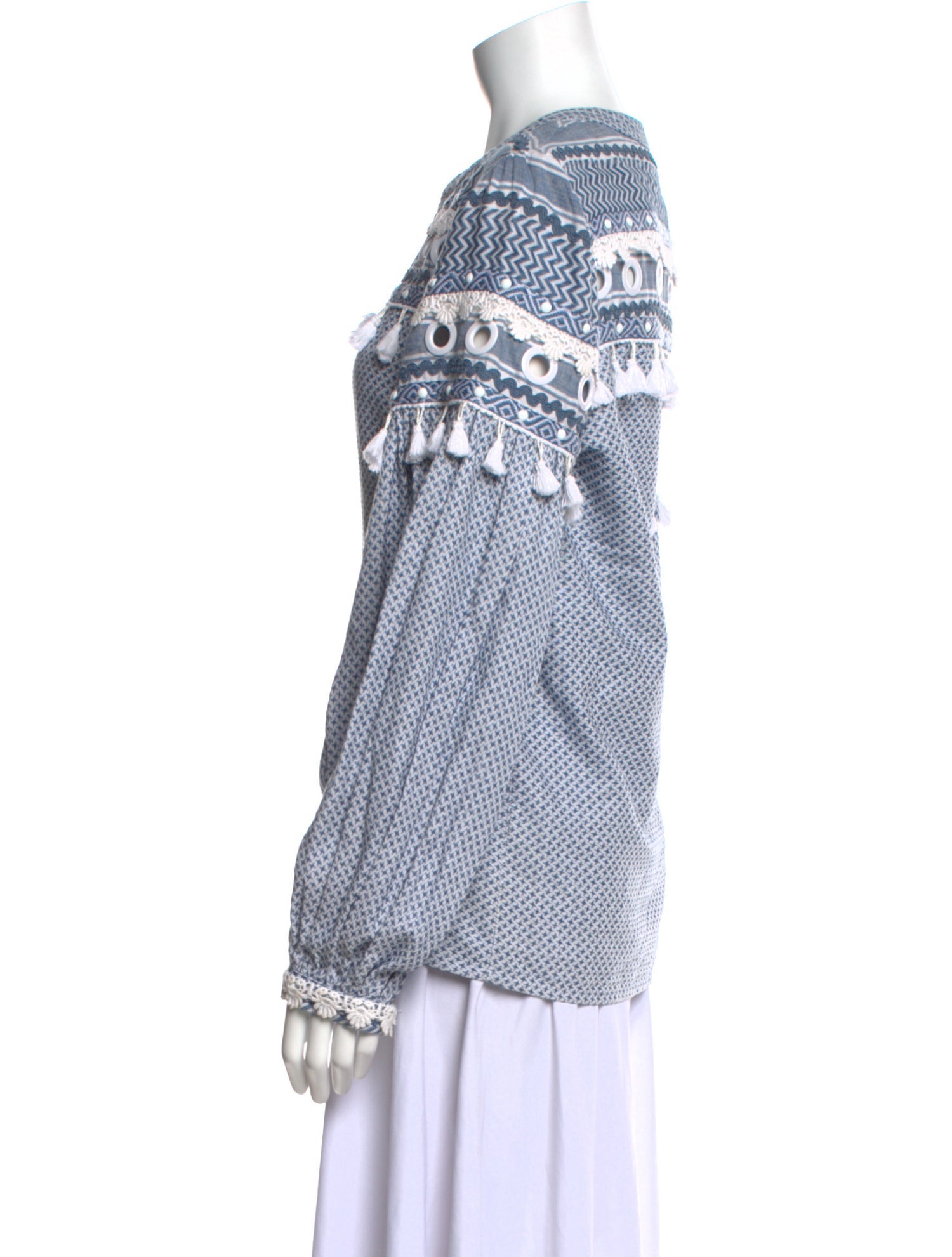 Dodo Bar Or Printed Mock Neck Sweatshirt