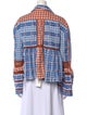 Dodo Bar Or Plaid Print Long Sleeve Button-Up Top