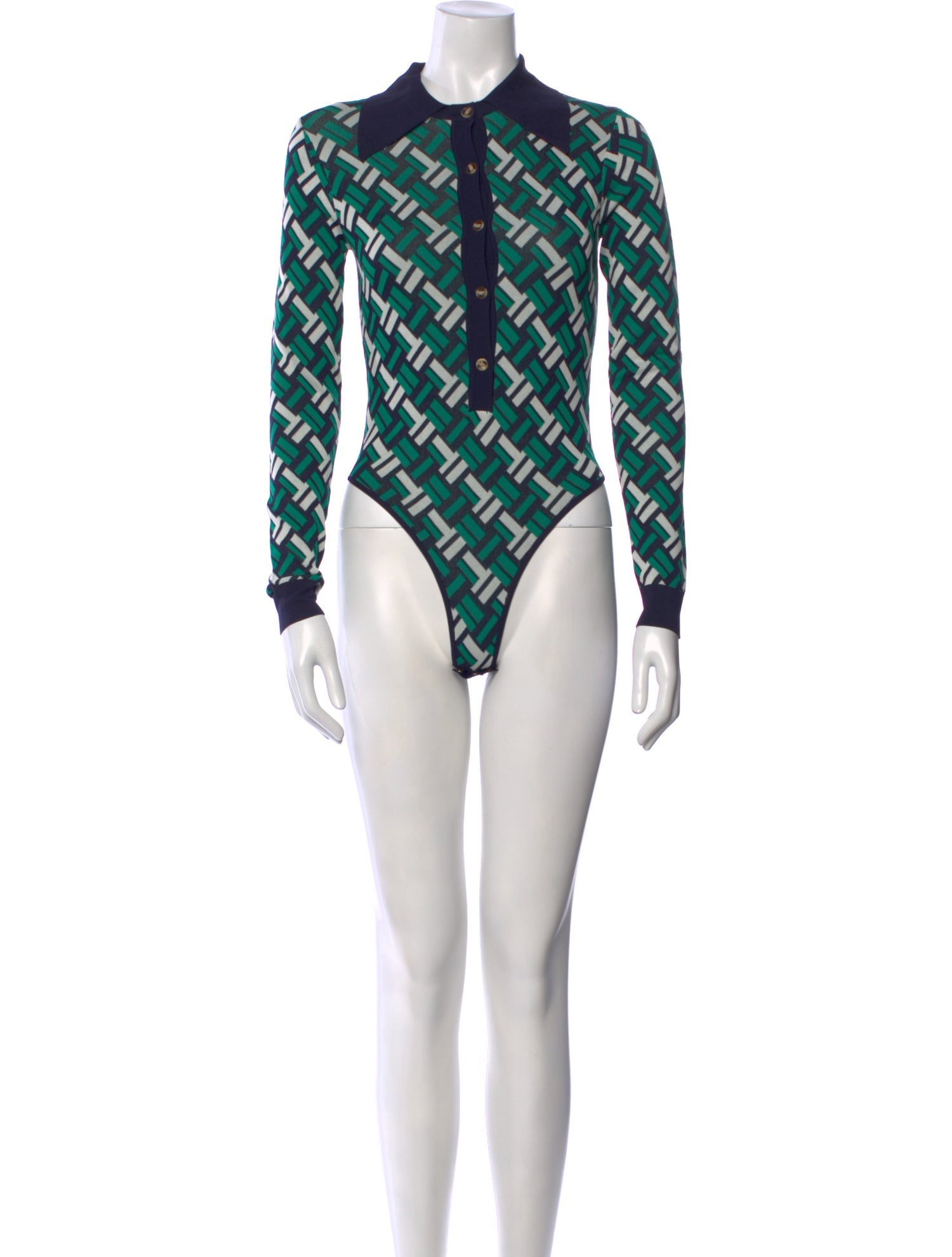 Dodo Bar Or Printed Long Sleeve Bodysuit