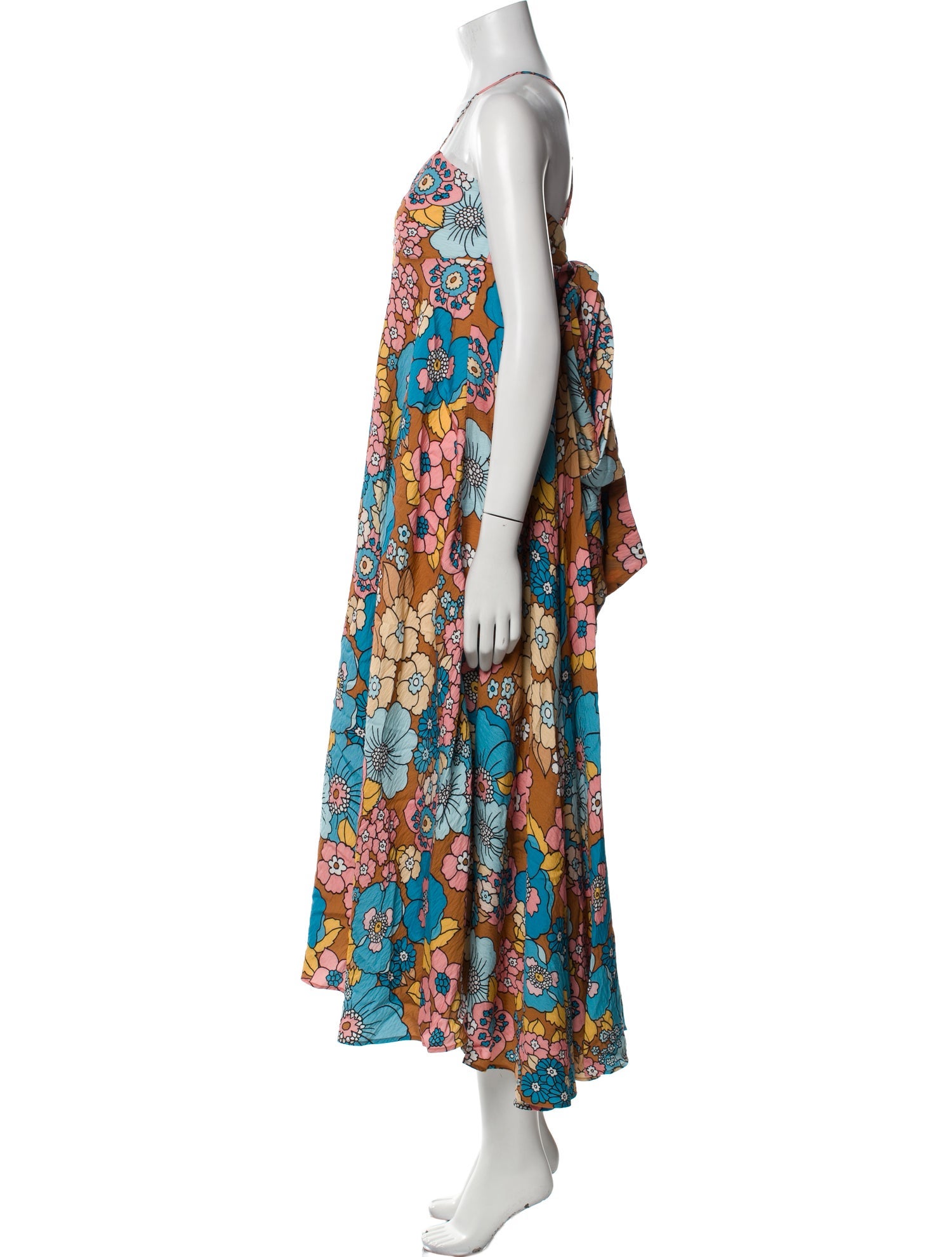 Dodo Bar Or Floral Print Midi Length Dress