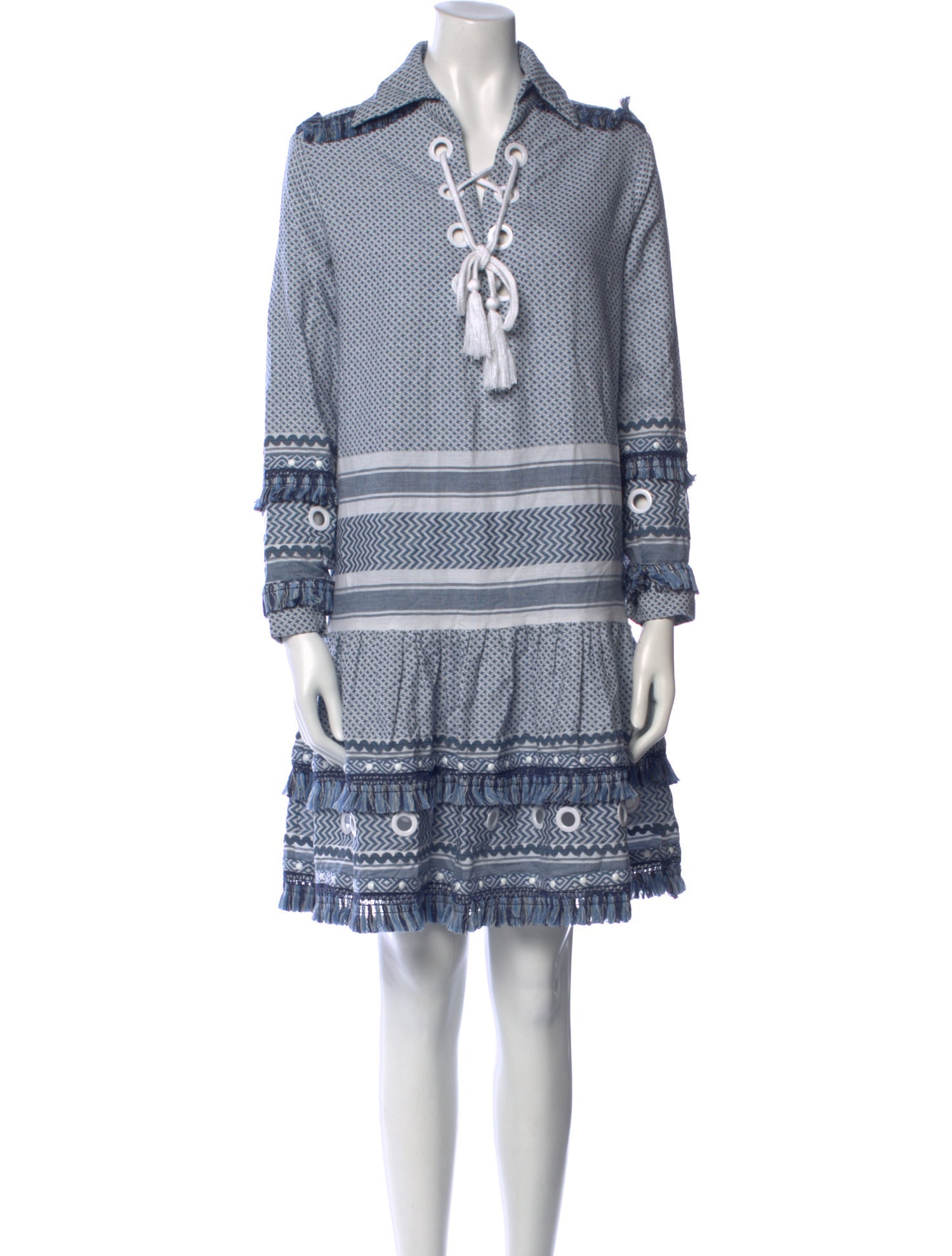 Dodo Bar Or Printed Knee-Length Dress w/ Tags