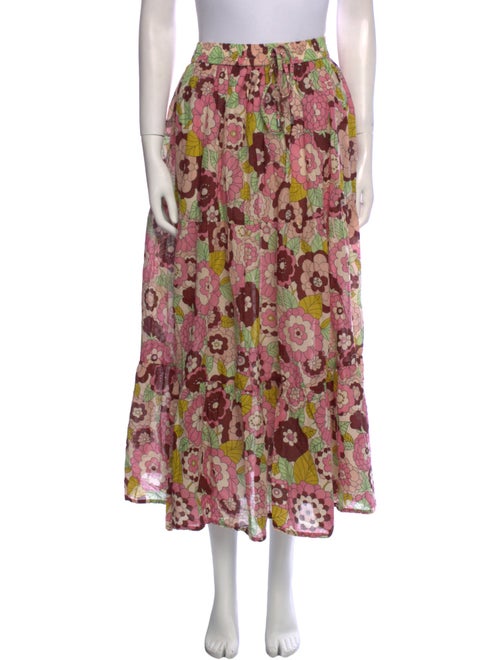 Dodo Bar Or Floral Print Midi Length Skirt