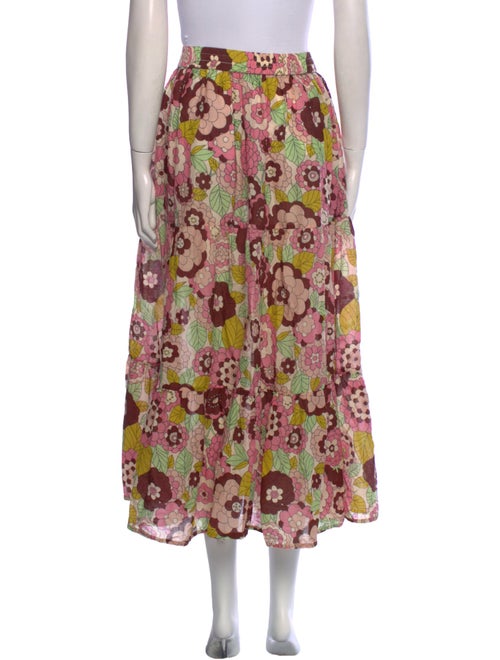 Dodo Bar Or Floral Print Midi Length Skirt