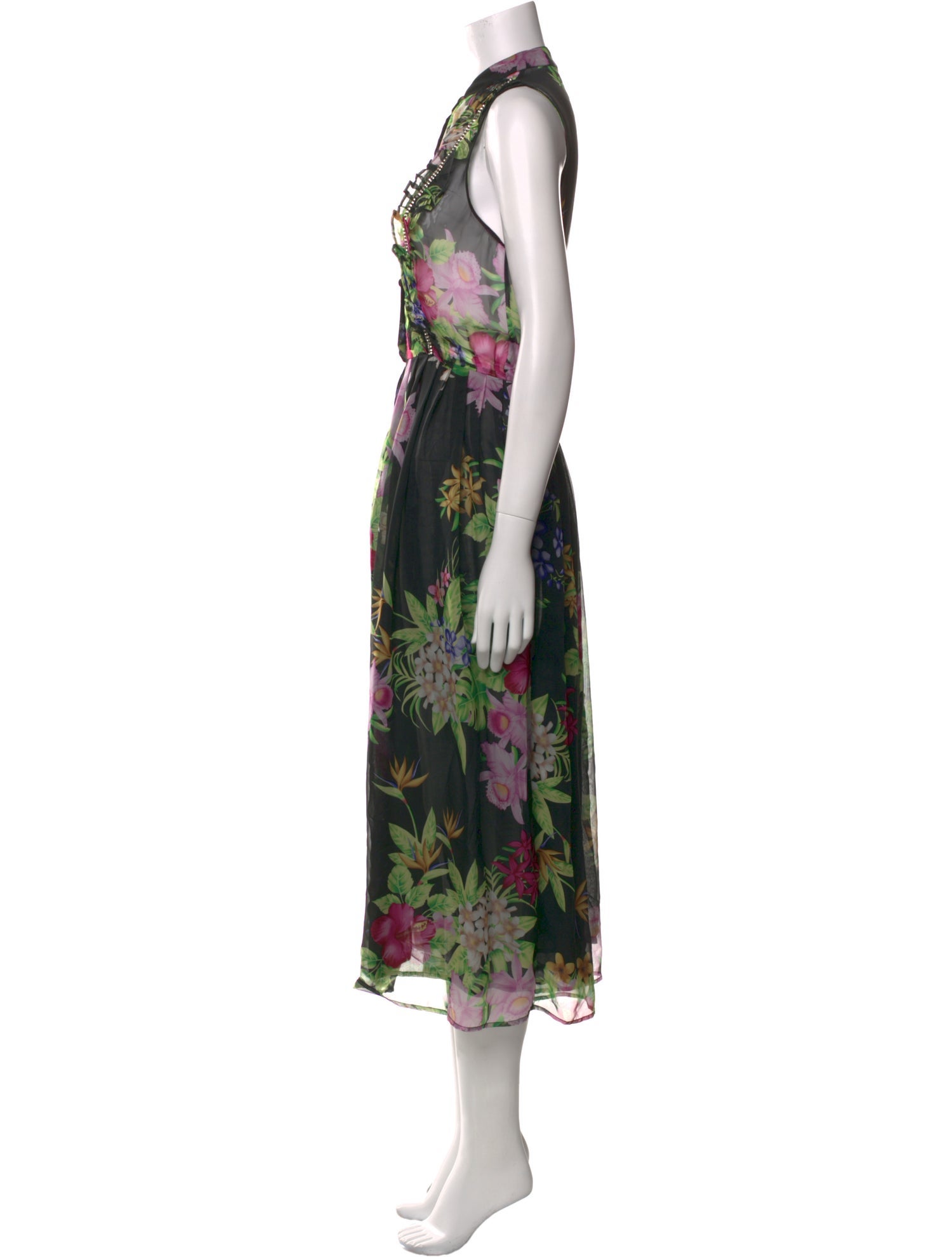 Dodo Bar Or Floral Print Long Dress
