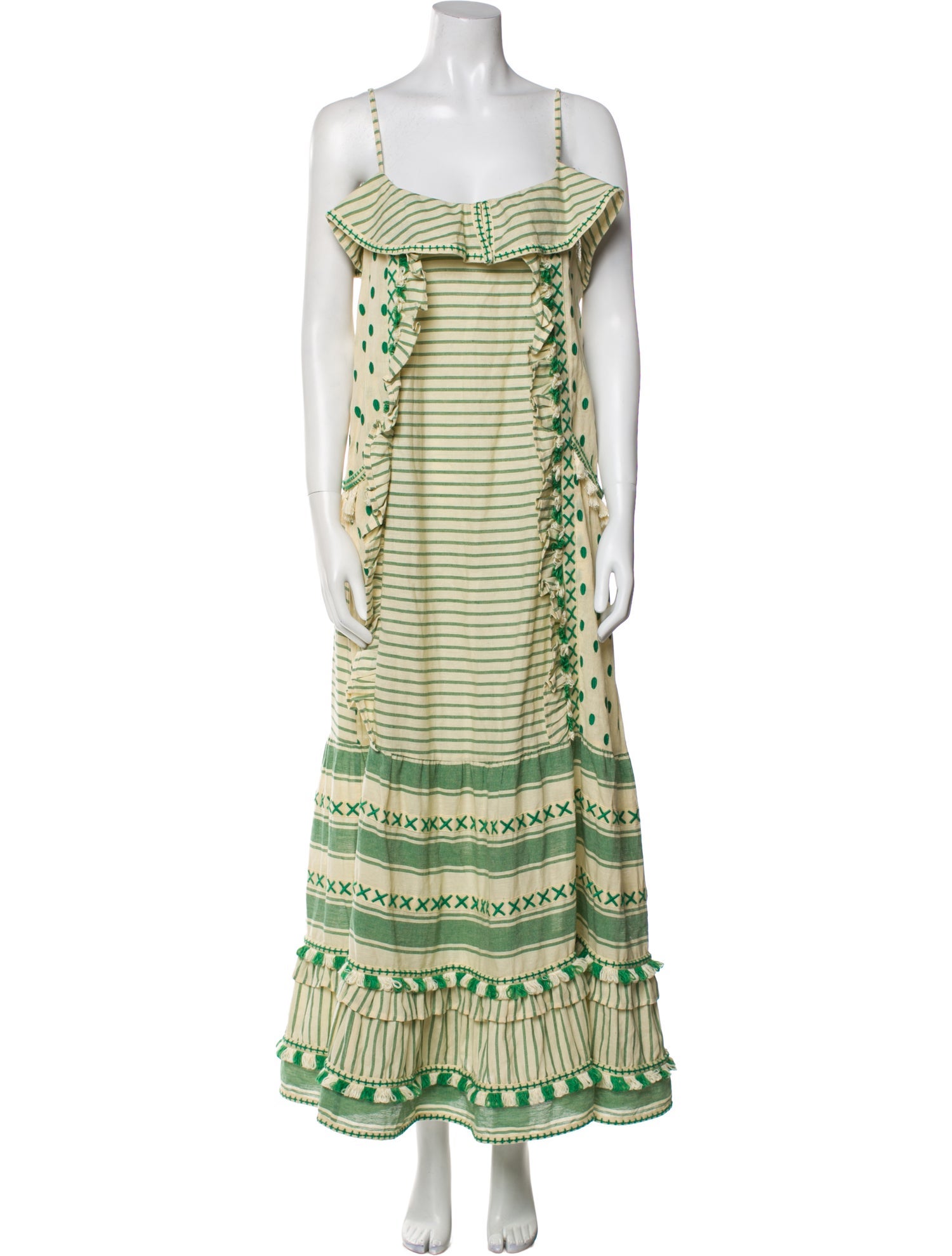 Dodo Bar Or Striped Long Dress