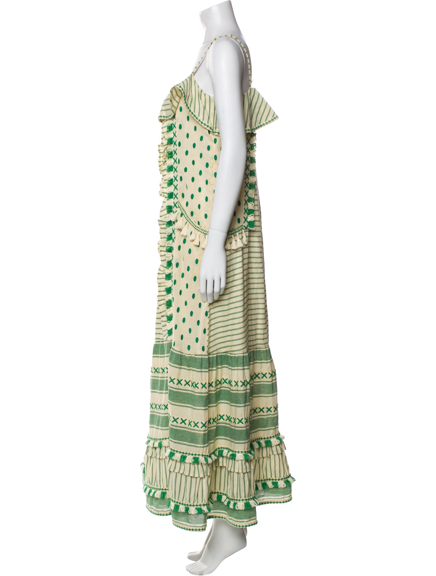 Dodo Bar Or Striped Long Dress