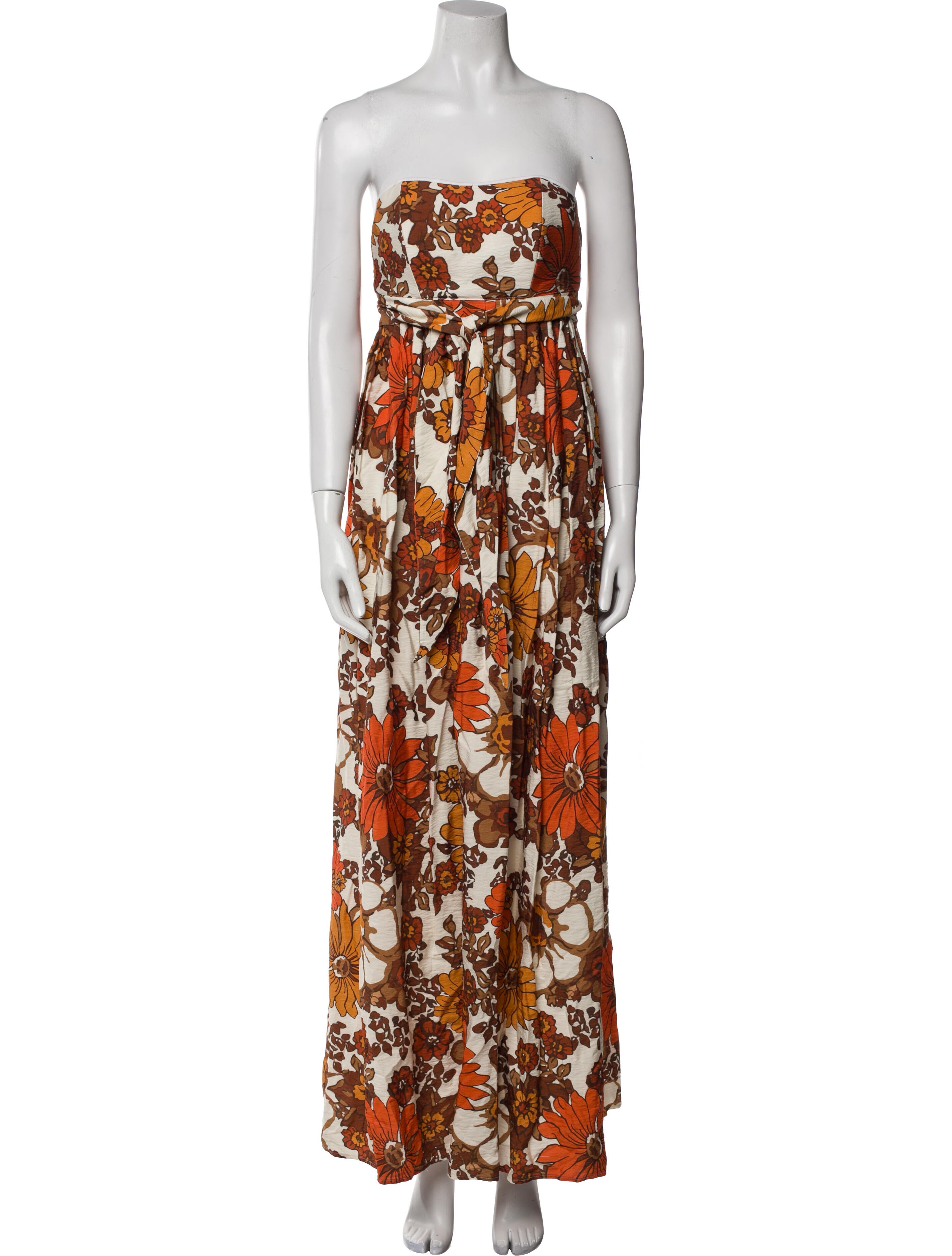Dodo Bar Or Floral Print Midi Length Dress