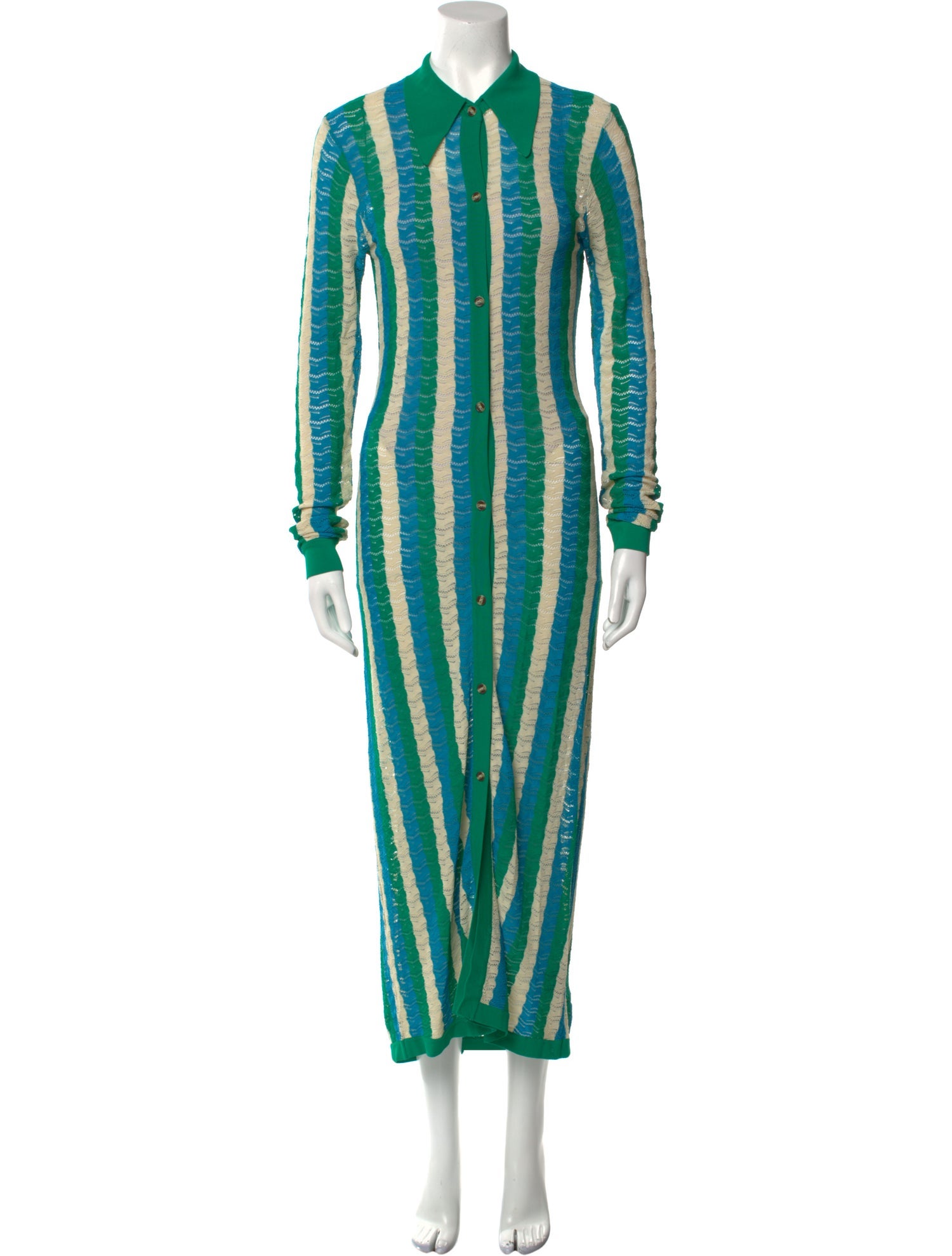 Dodo Bar Or Striped Midi Length Dress