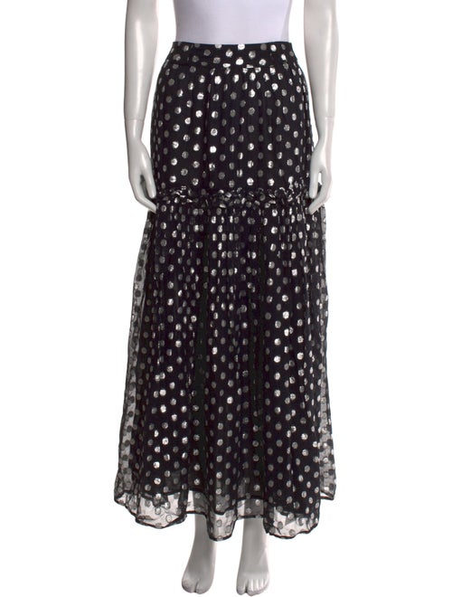 Dodo Bar Or Polka Dot Print Midi Length Skirt