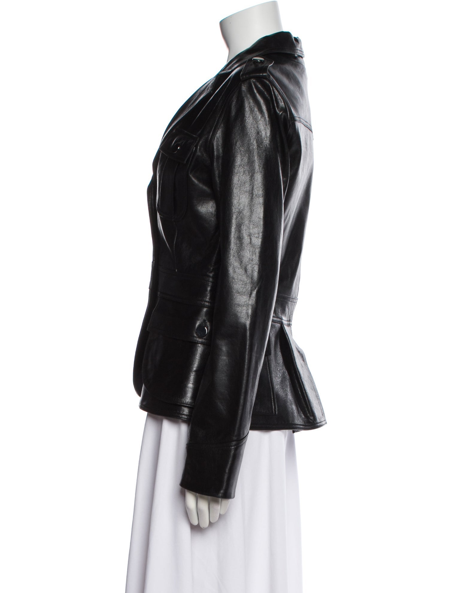 Dodo Bar Or Leather Blazer