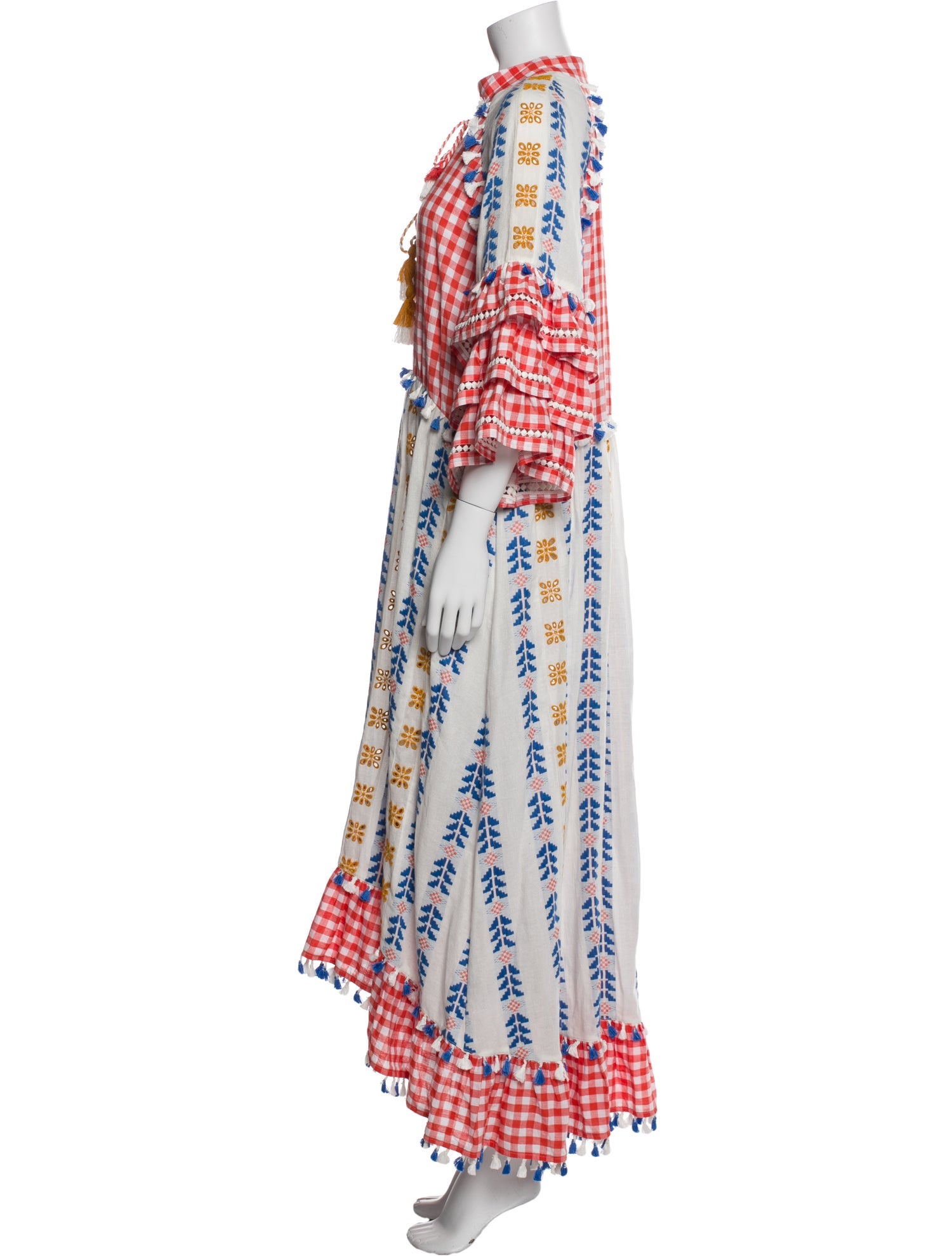 Dodo Bar Or Printed Long Dress w/ Tags