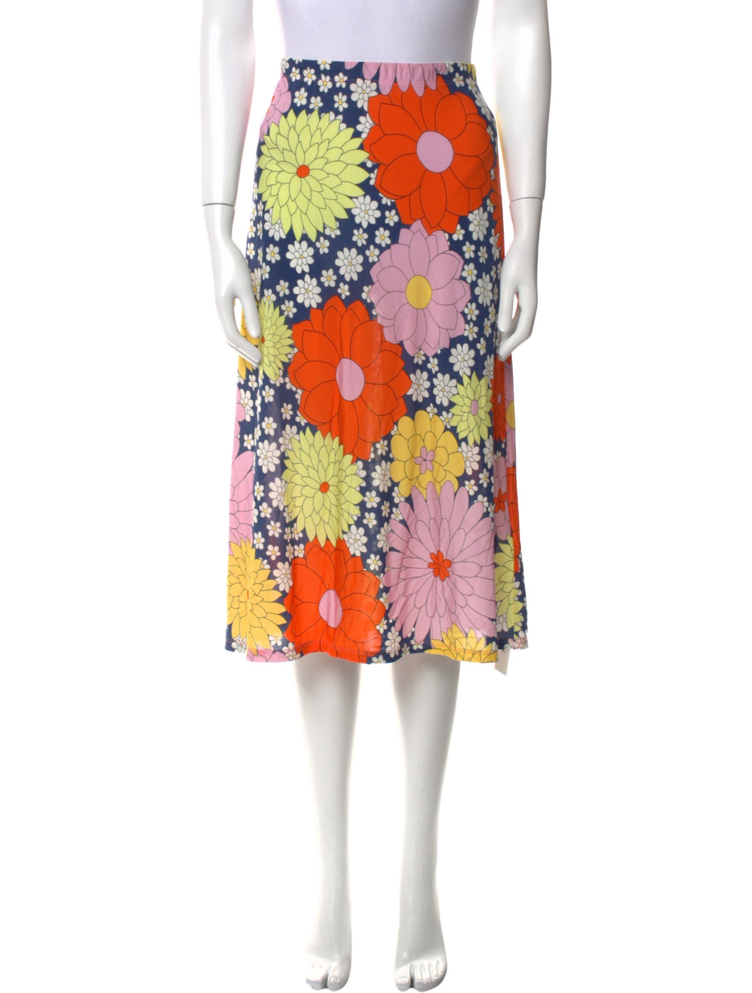 Dodo Bar Or Floral Print Knee-Length Skirt
