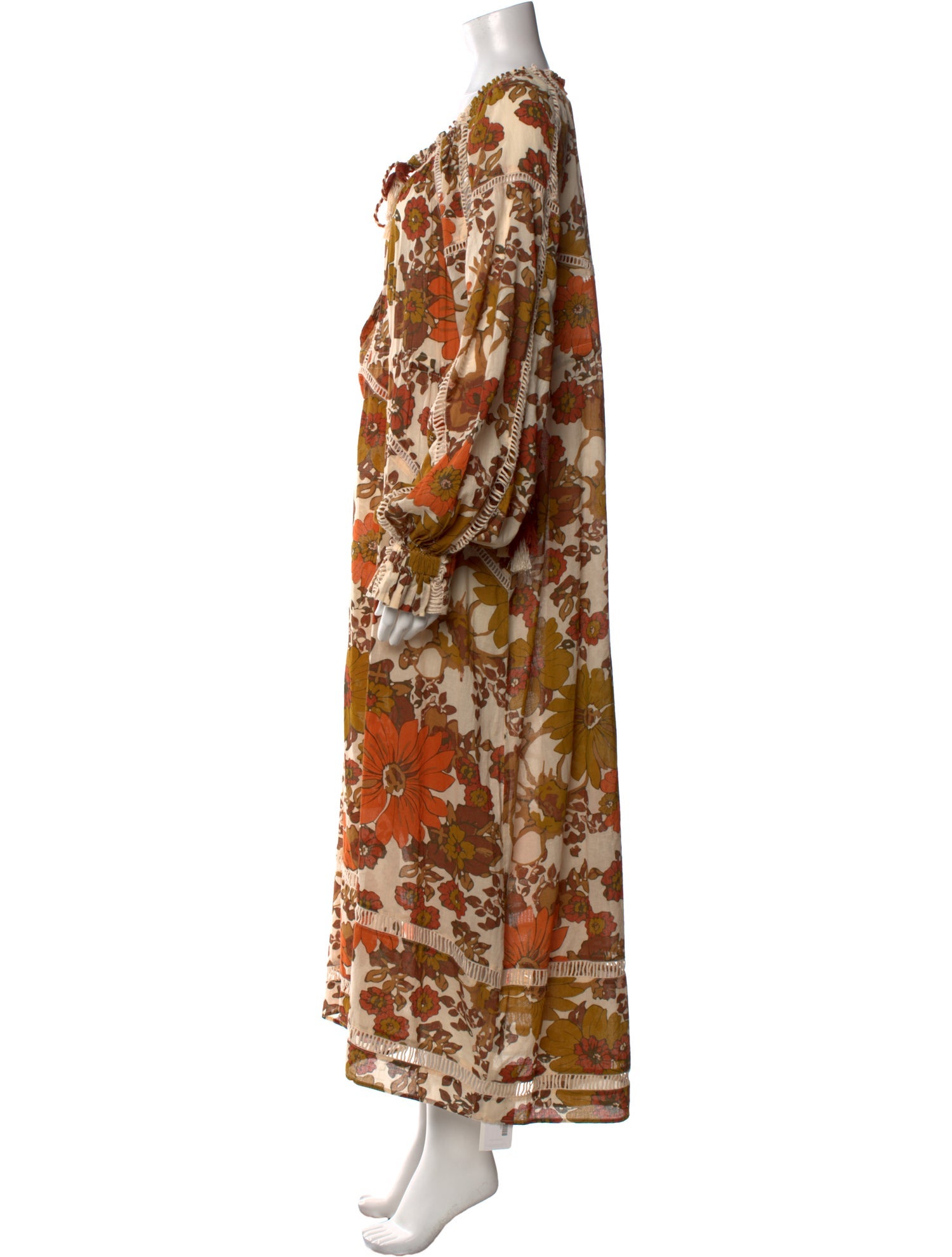 Dodo Bar Or Floral Print Long Dress