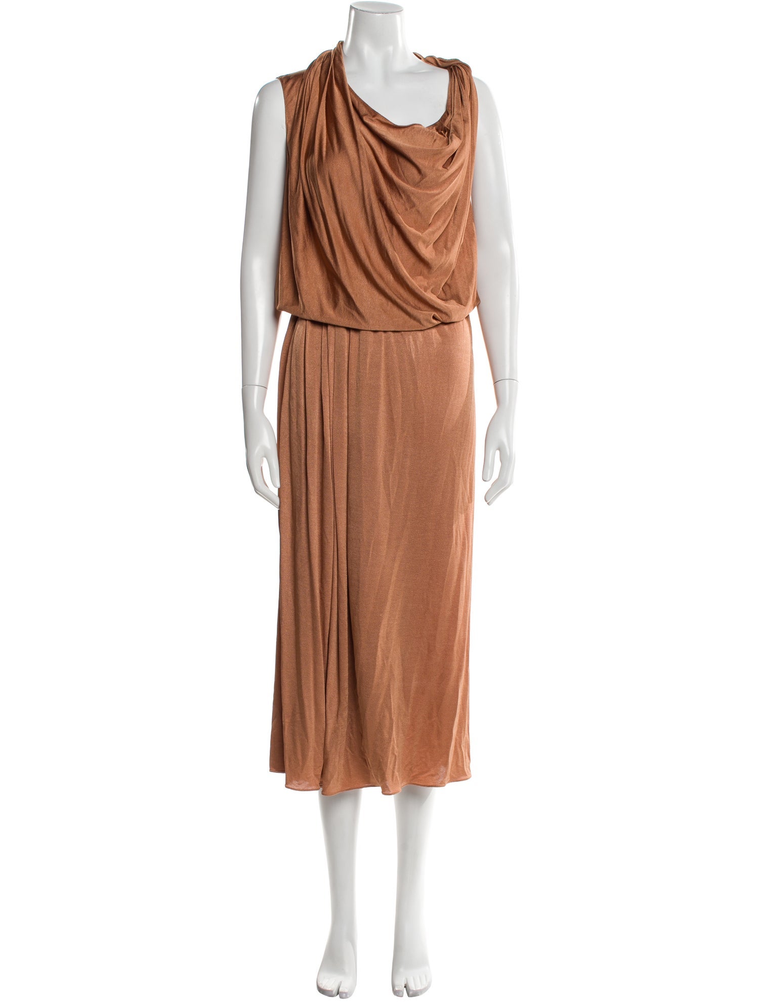 Dodo Bar Or Cowl Neck Long Dress