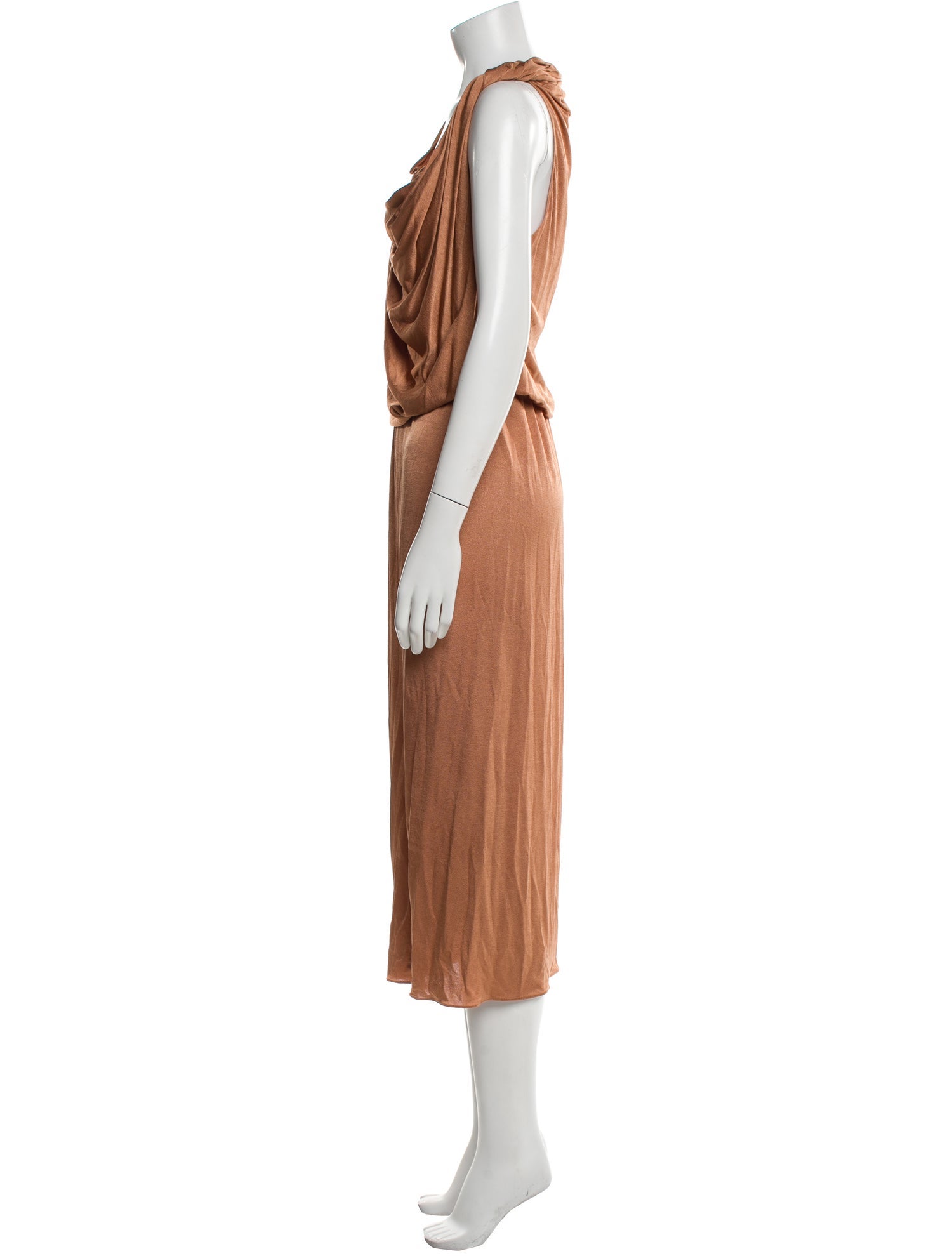 Dodo Bar Or Cowl Neck Long Dress