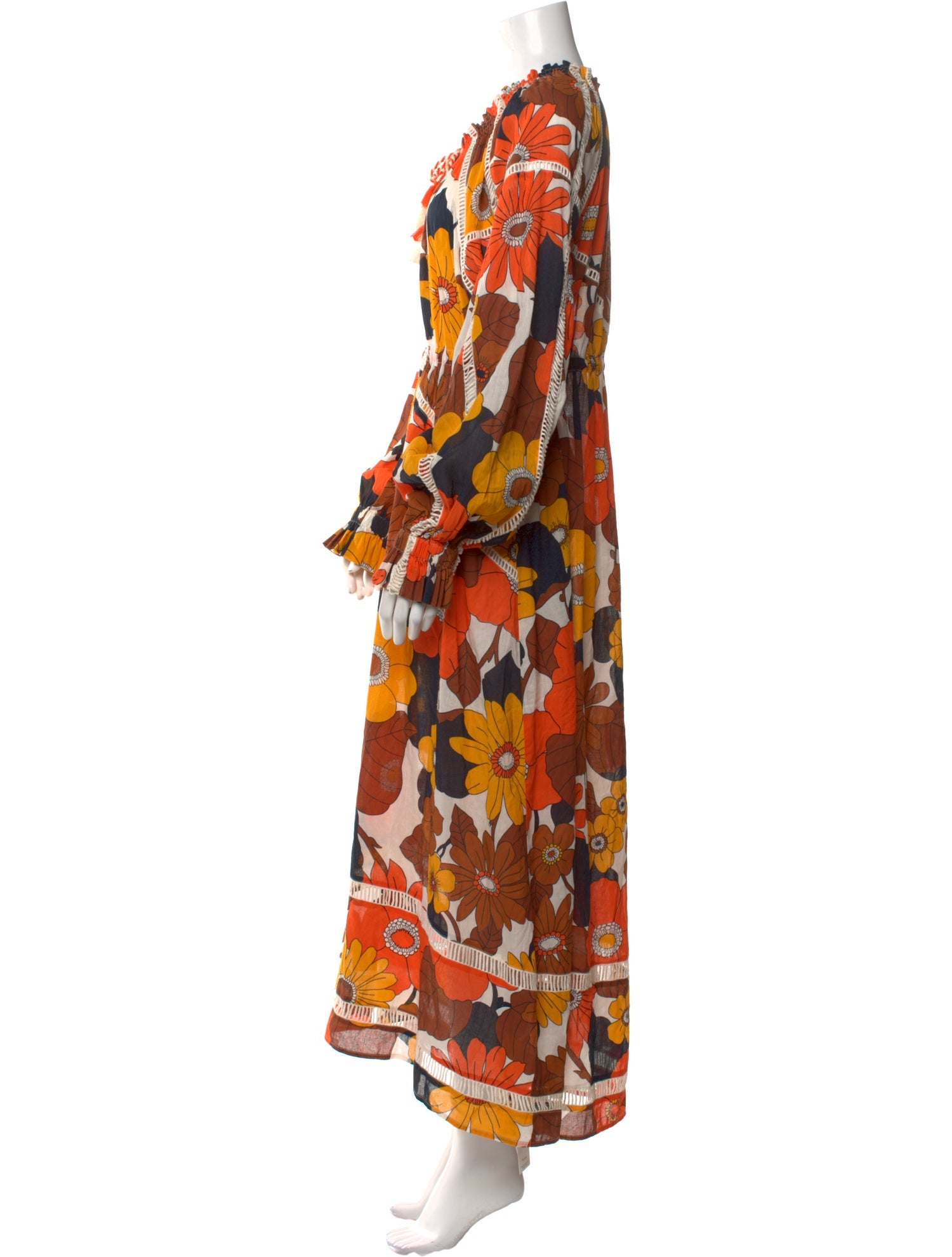 Dodo Bar Or Floral Print Long Dress