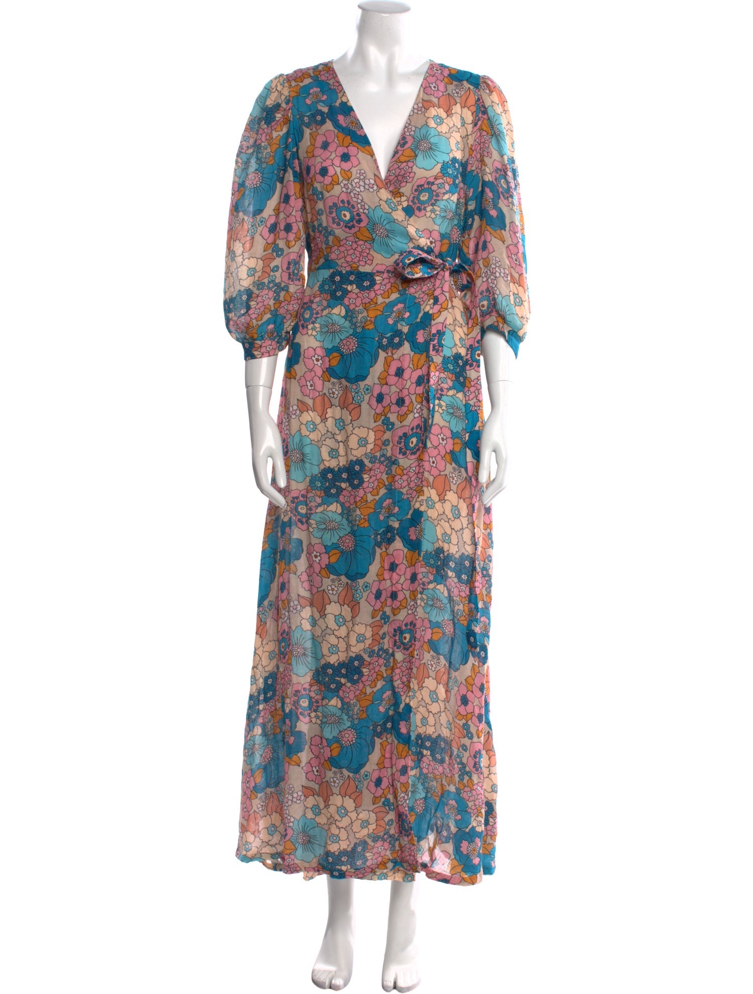 Dodo Bar Or Floral Print Long Dress