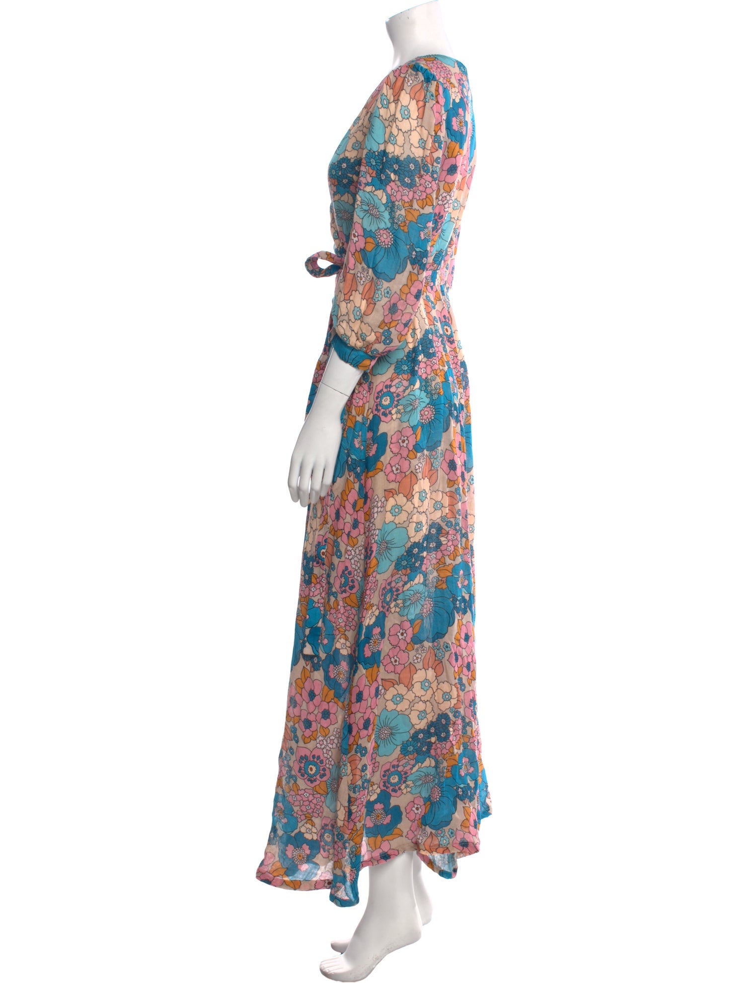 Dodo Bar Or Floral Print Long Dress