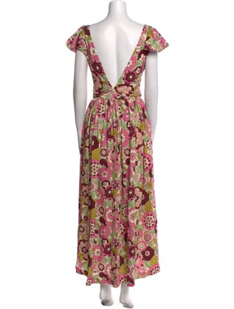 Dodo Bar Or Floral Print Long Dress