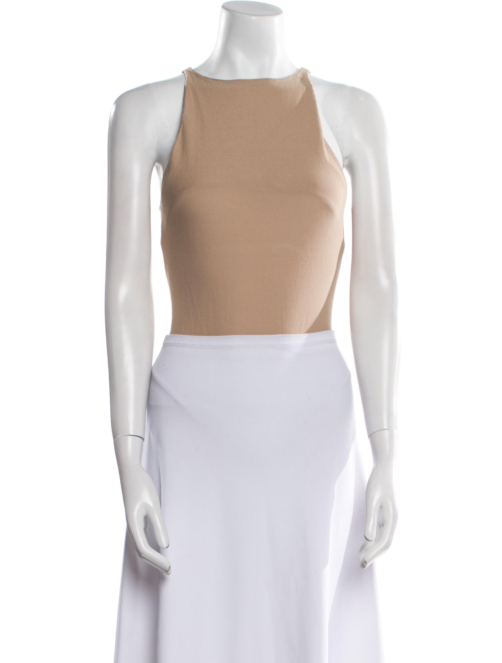 Dodo Bar Or Crew Neck Sleeveless Crop Top