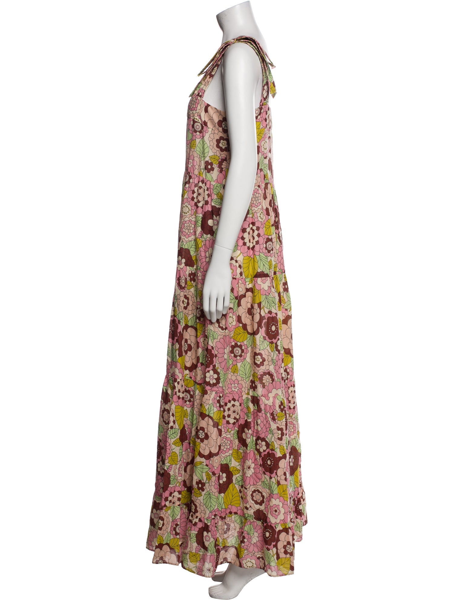 Dodo Bar Or Floral Print Long Dress