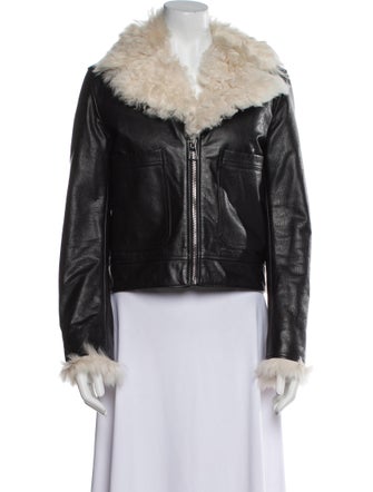 Dodo Bar Or Leather Biker Jacket