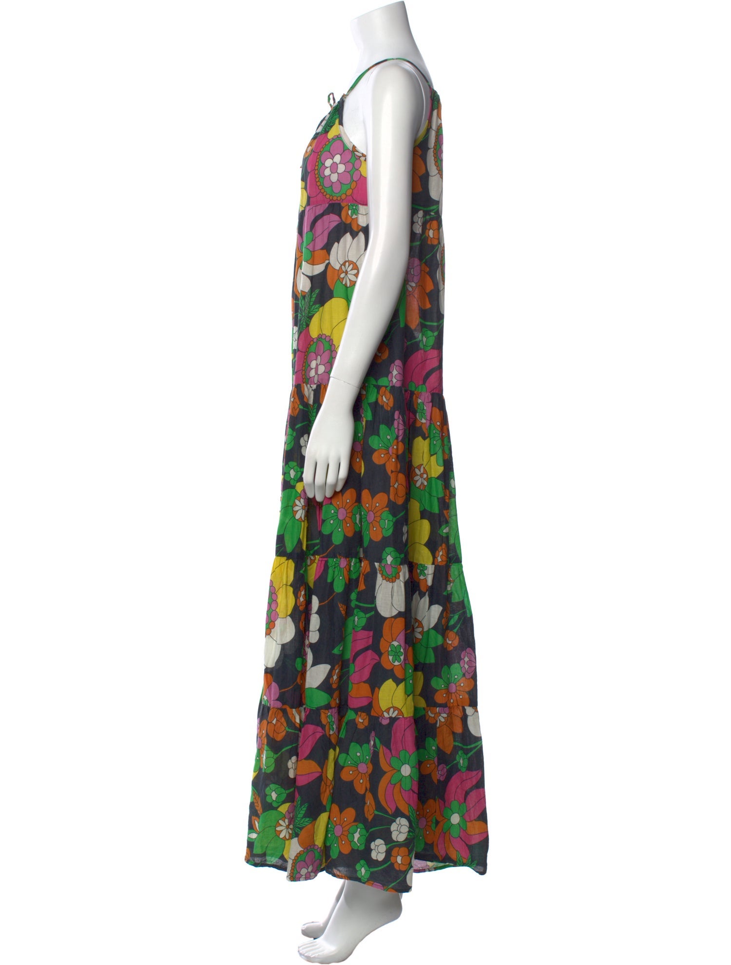 Dodo Bar Or Floral Print Long Dress