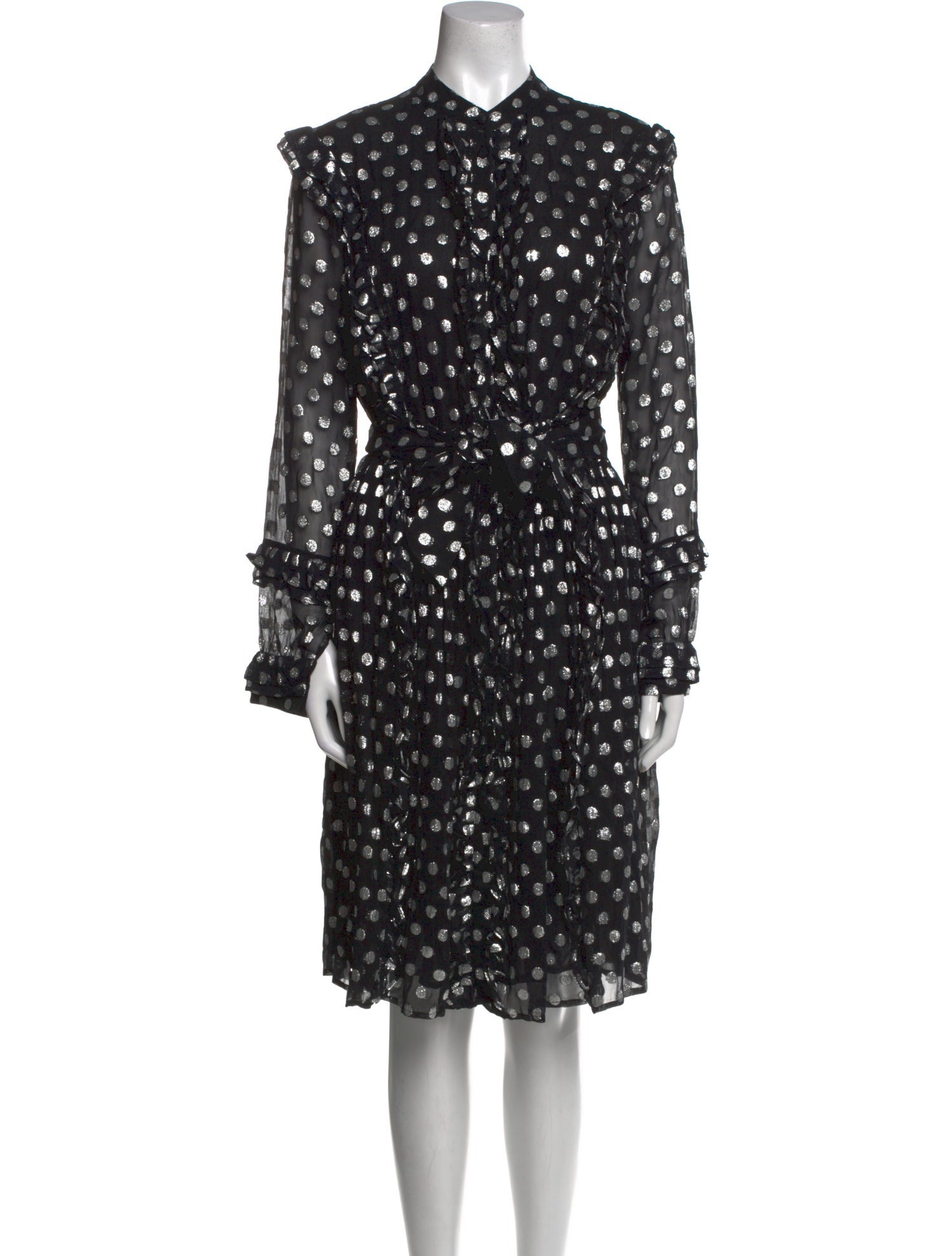 Dodo Bar Or Polka Dot Print Knee-Length Dress