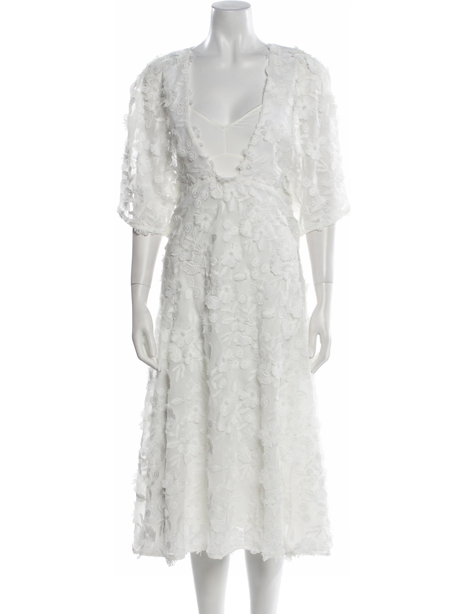 Dodo Bar Or Lace Pattern Midi Length Dress